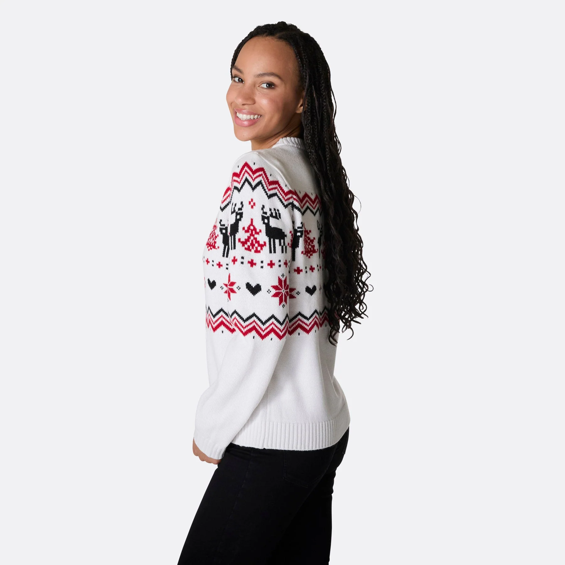 Klassischer Weihnachtspullover Damen