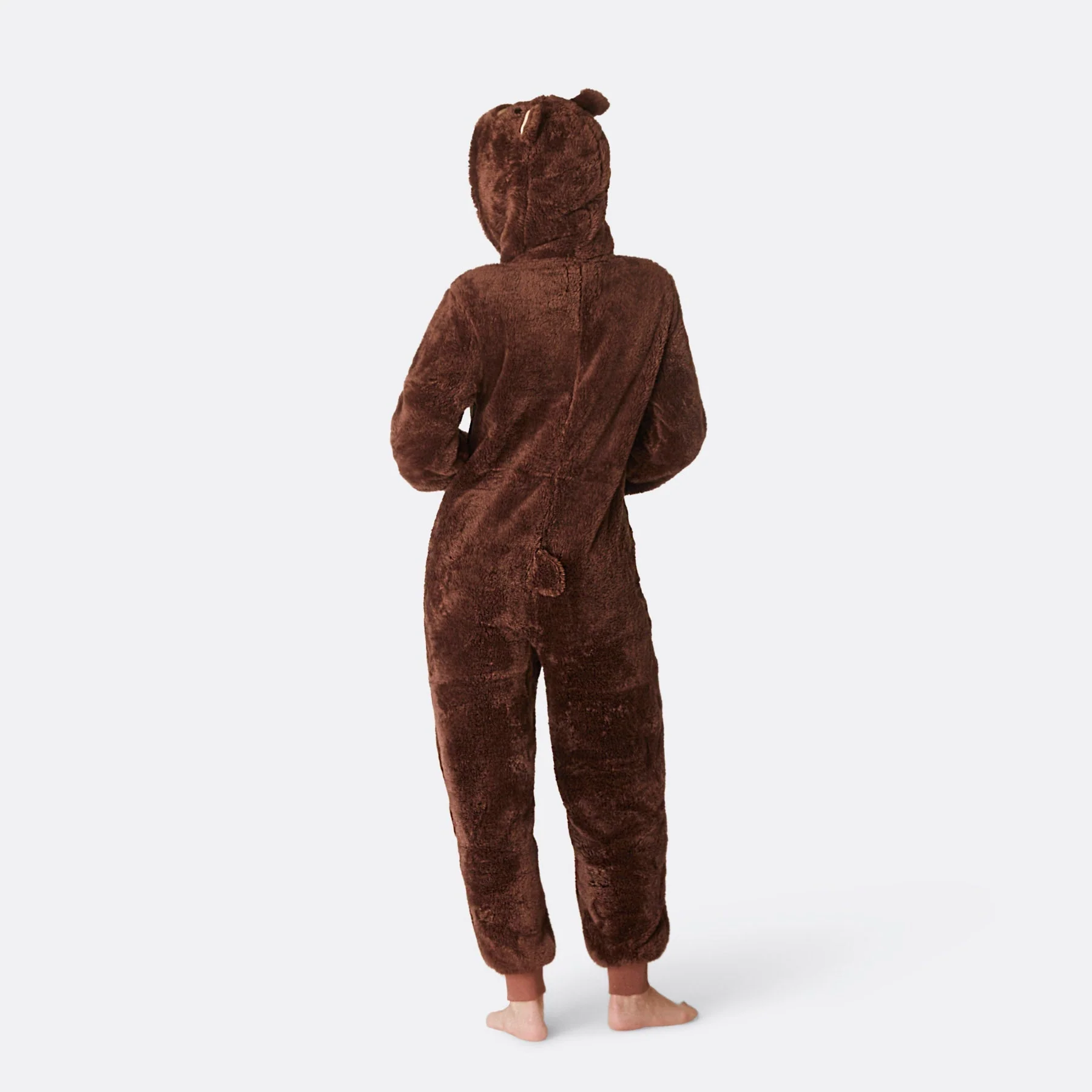 Brauner Teddybär Onesie Damen