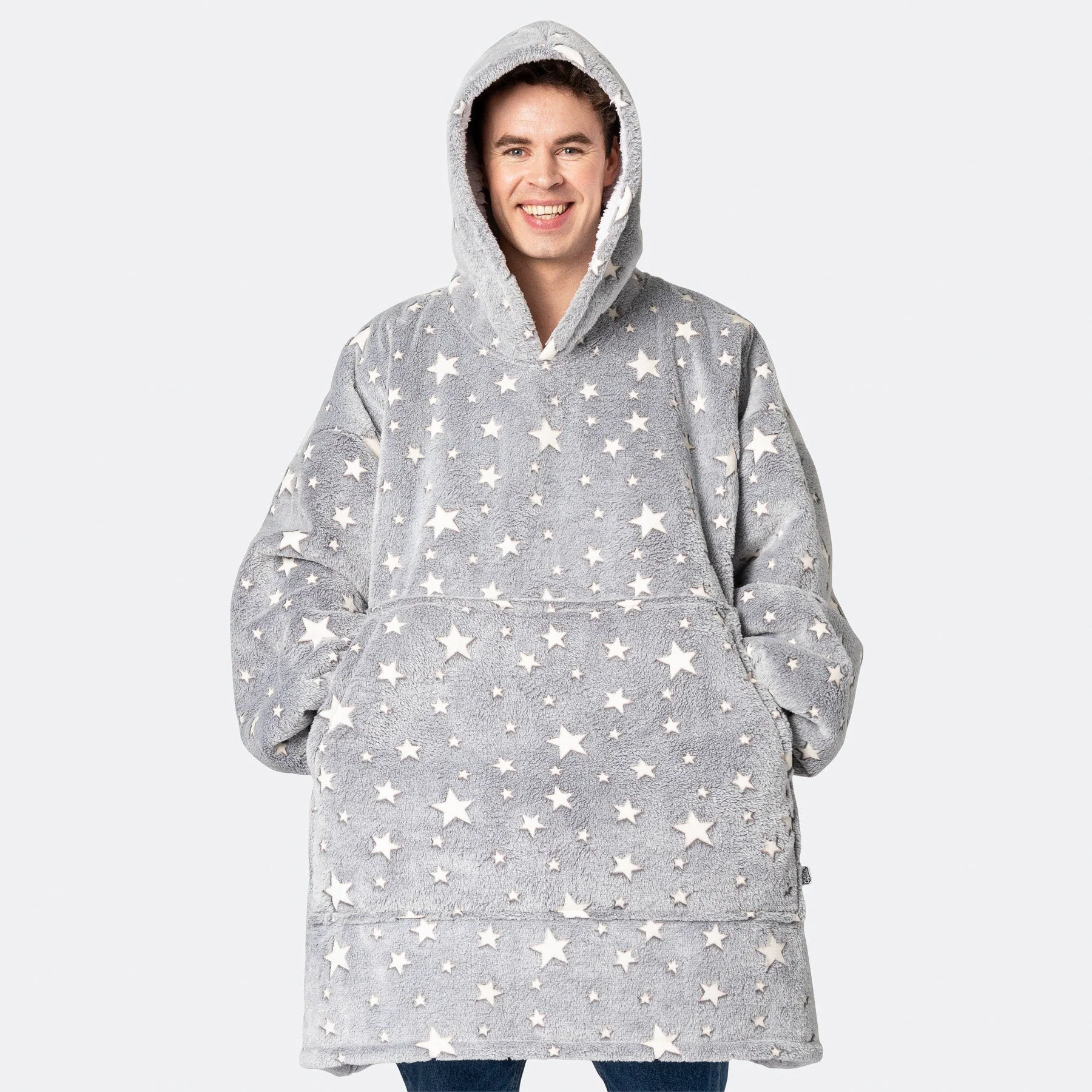 Graue Sterne HappyHoodie