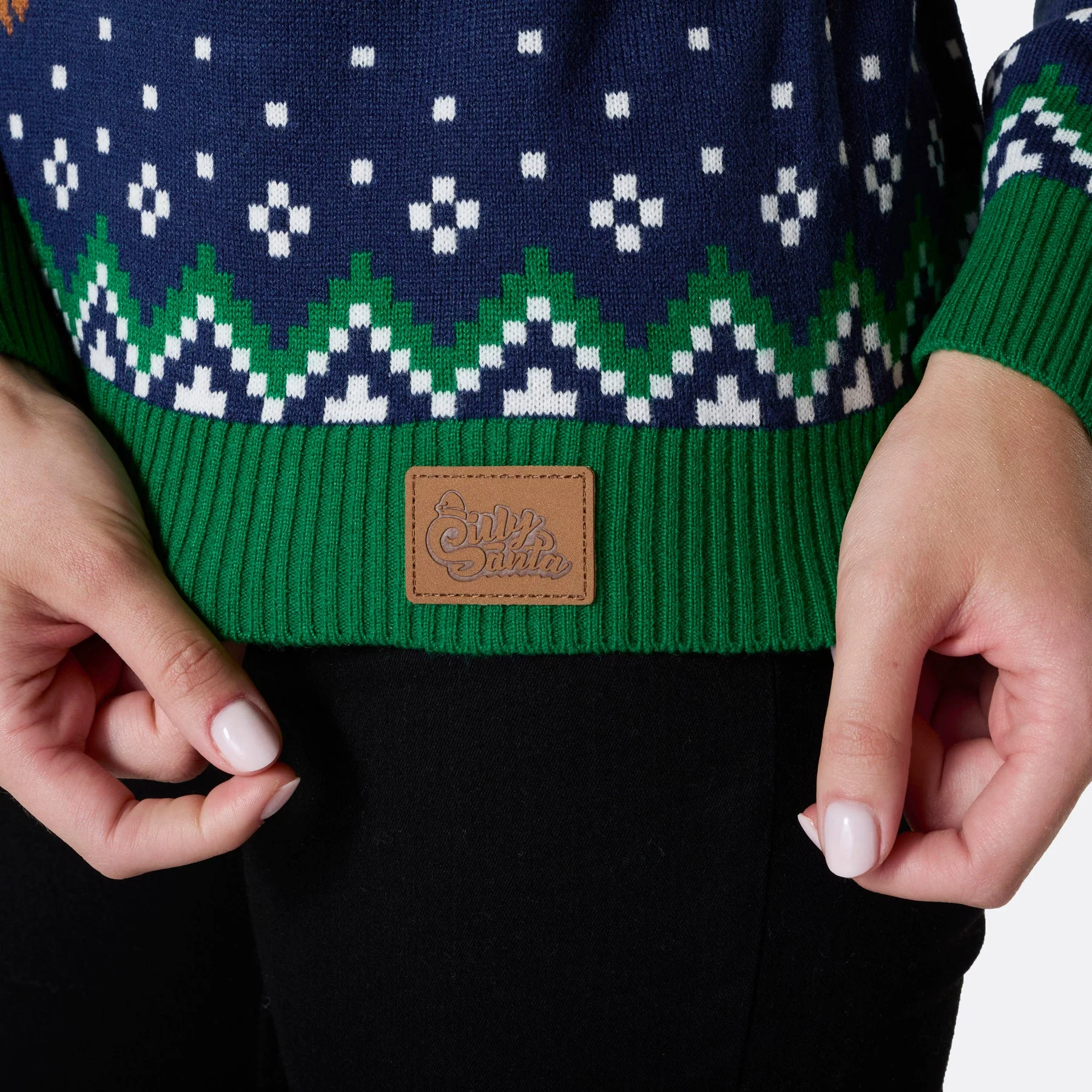 Rudolf Weihnachtspullover Damen