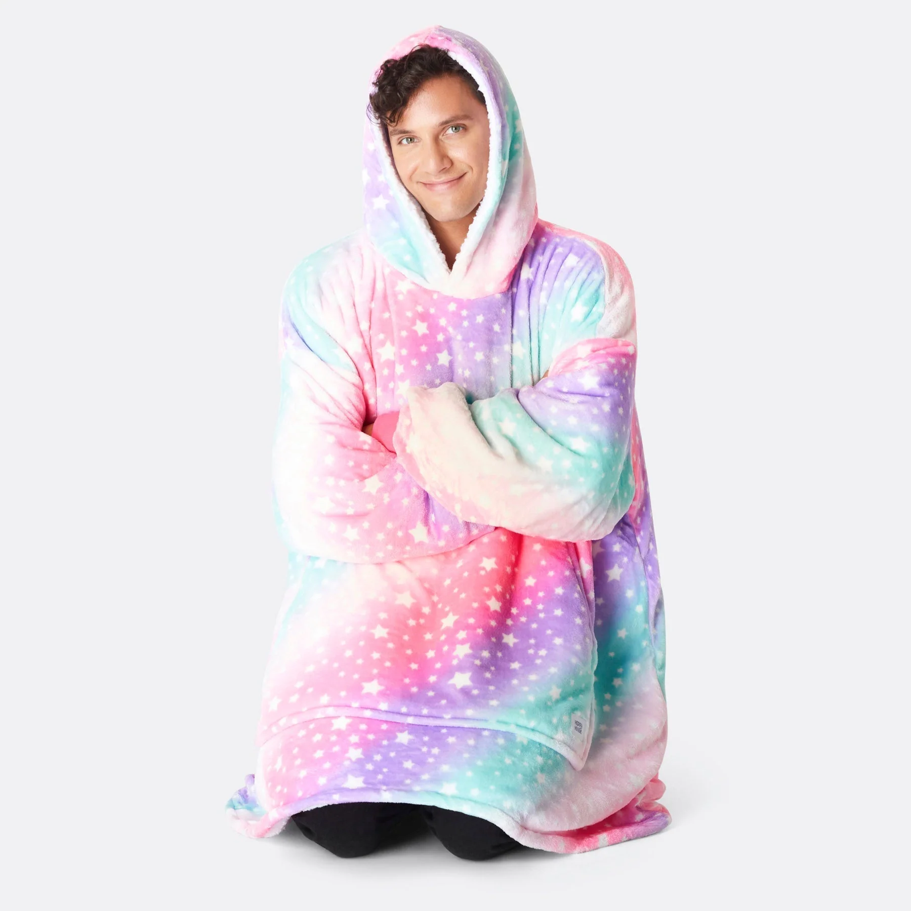 Pinker Regenbogen HappyHoodie