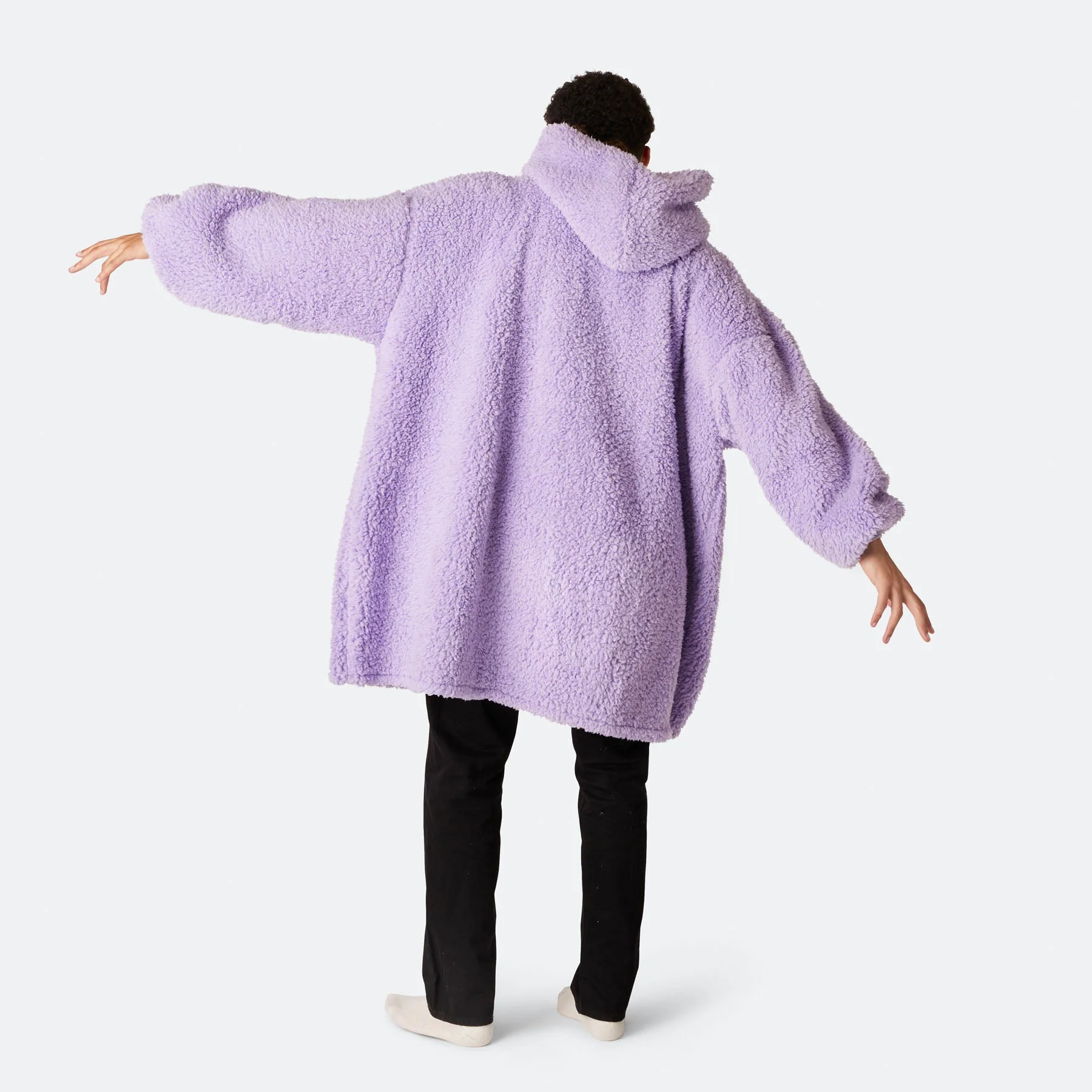 Lila Sherpa HappyHoodie