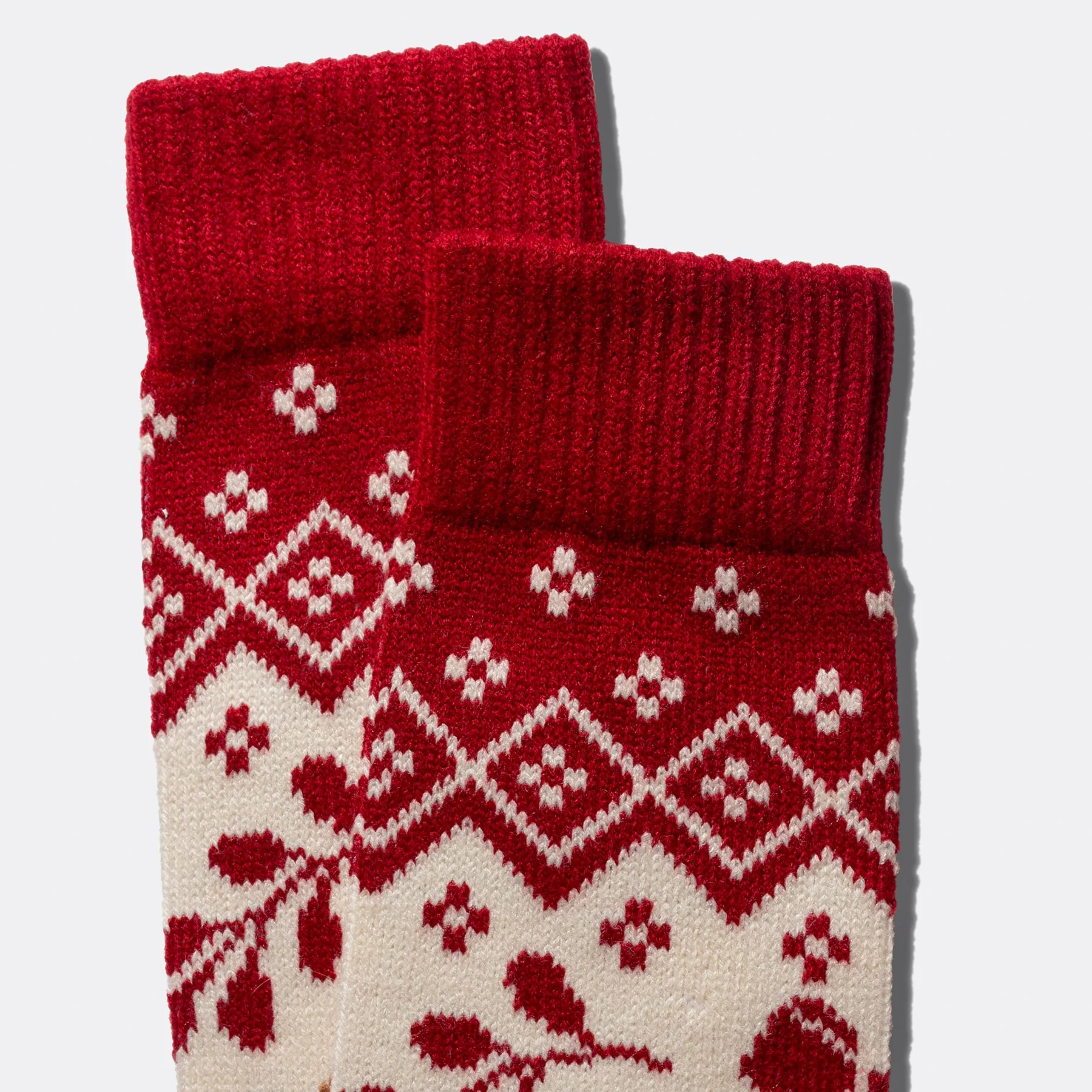 Lebkuchen Weihnachts-Stricksocken
