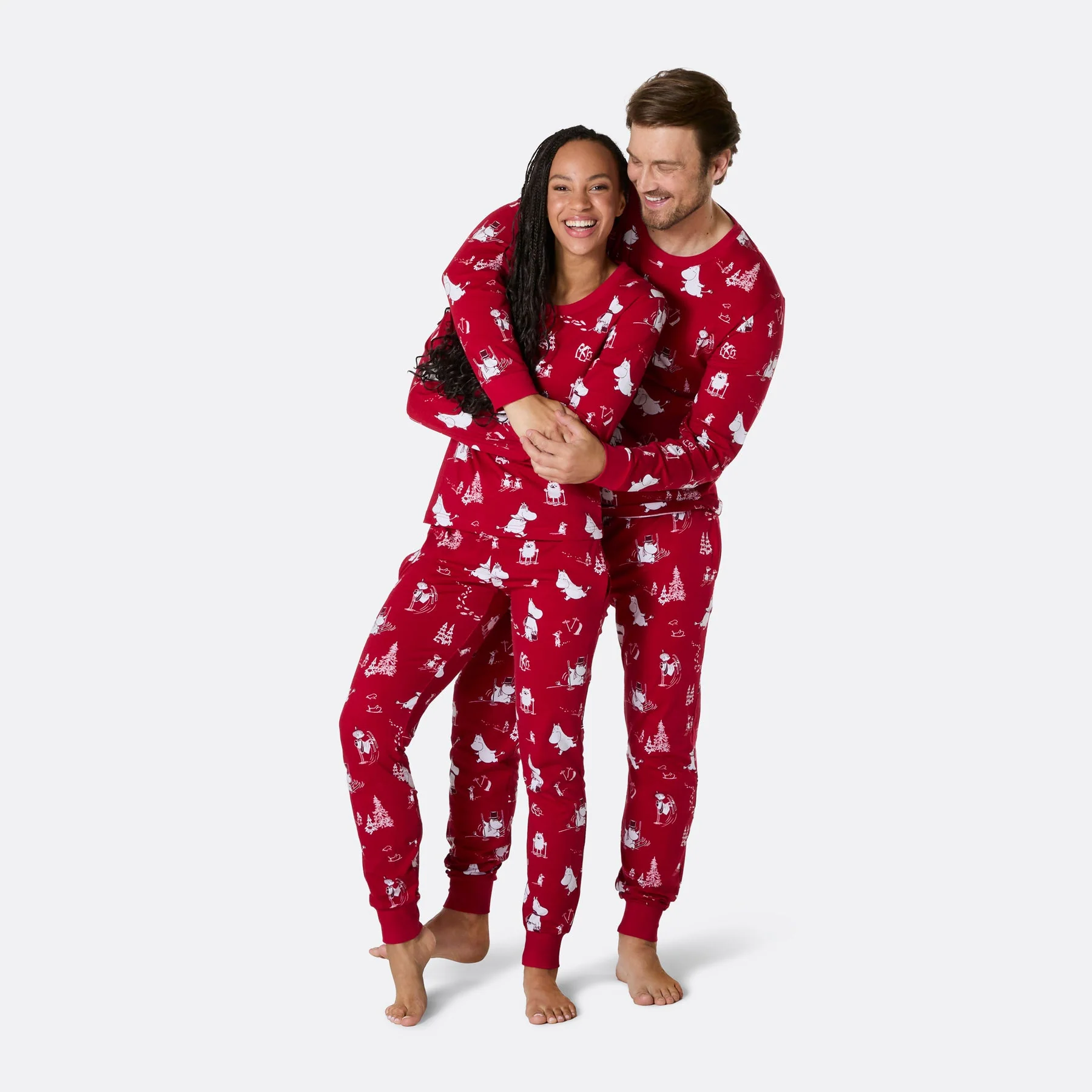 Mumins Weihnachtspyjama Damen