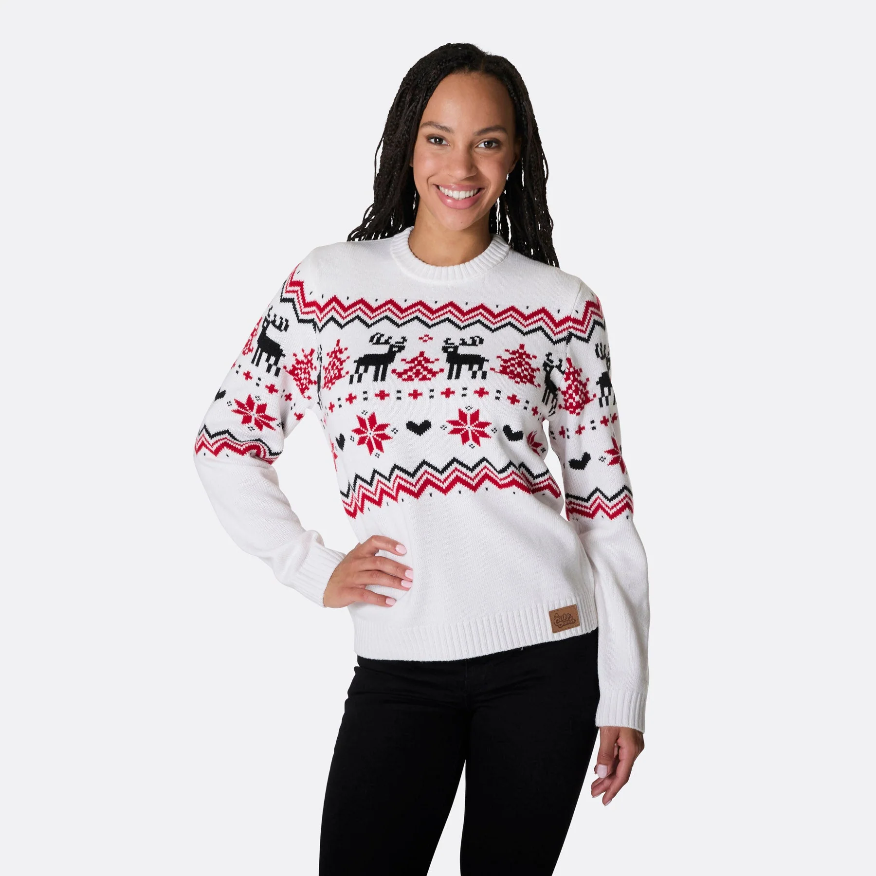 Klassischer Weihnachtspullover Damen