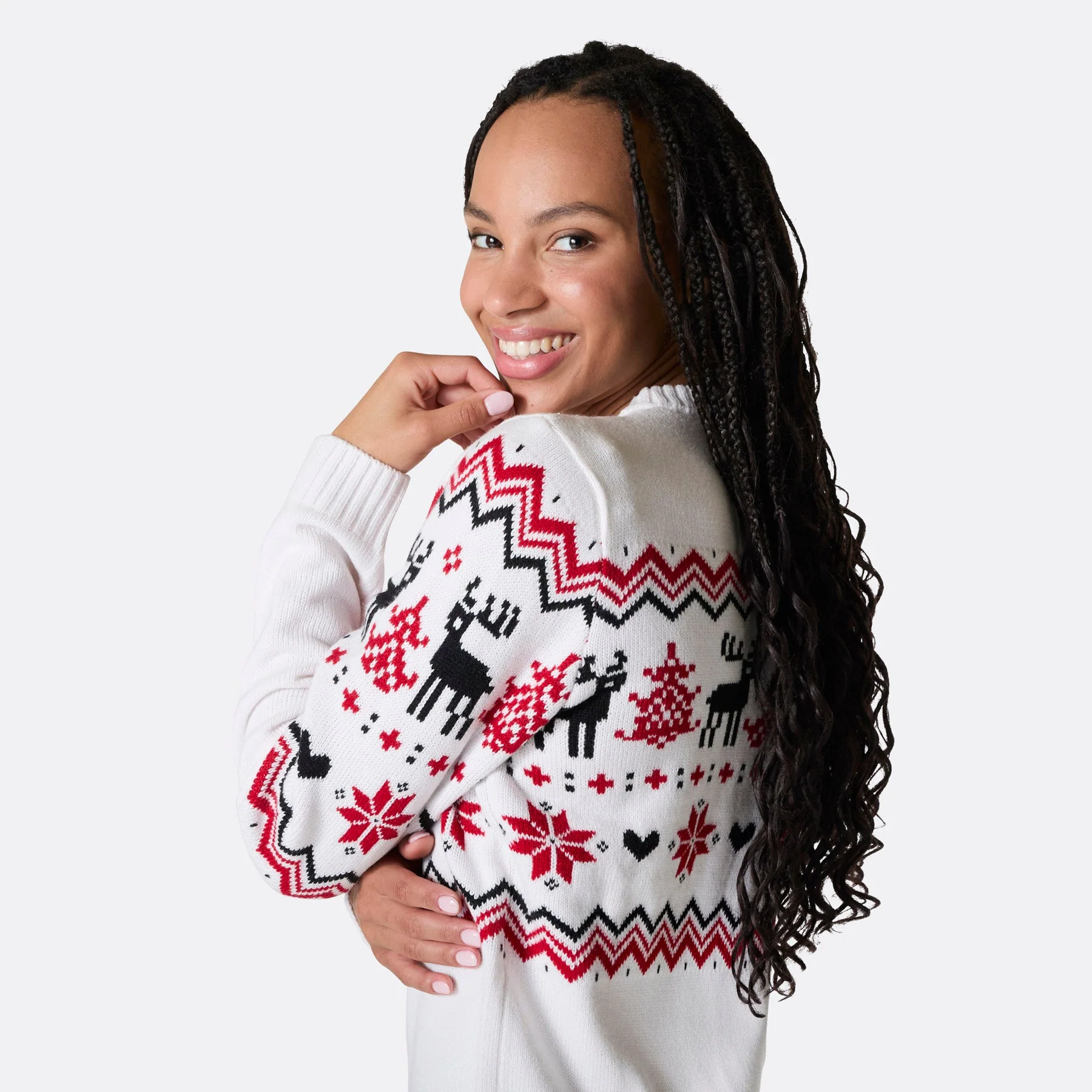 Klassischer Weihnachtspullover Damen