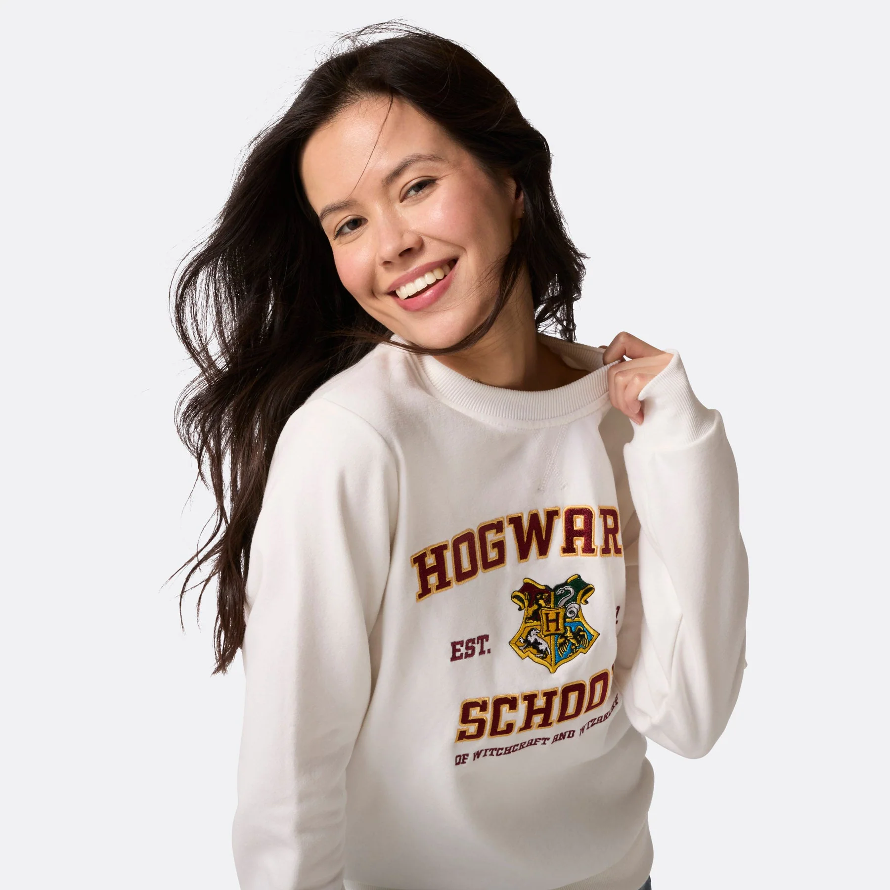 Hogwarts School Weihnachts-Sweatshirt Damen