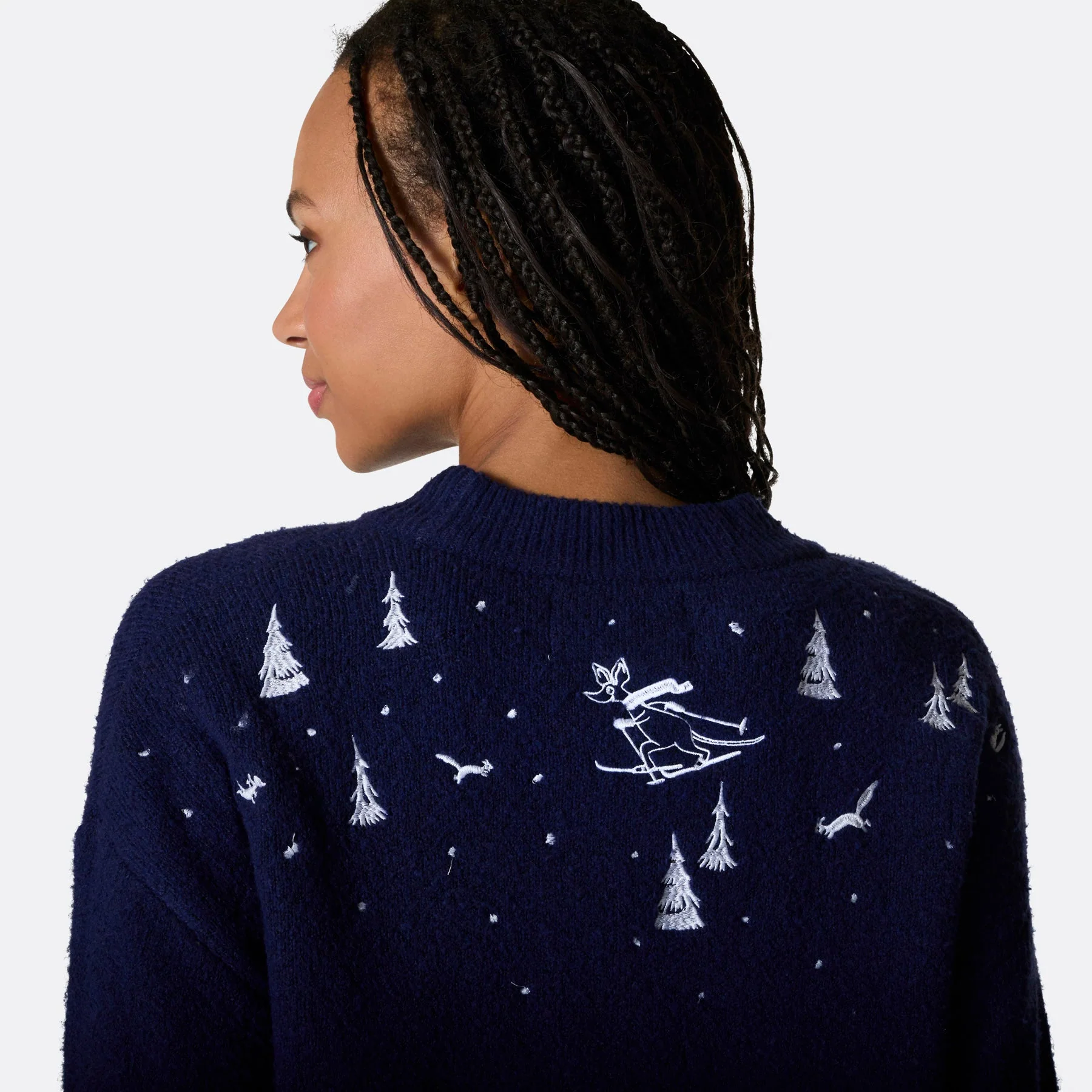 Mumins Oversized Weihnachtspullover Damen