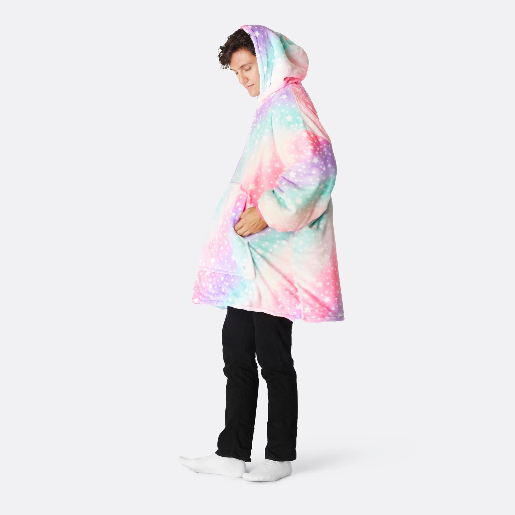 Pinker Regenbogen HappyHoodie