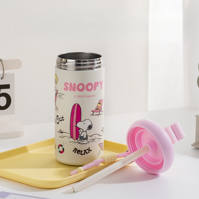 Snoopy Beach-Themed Bottle