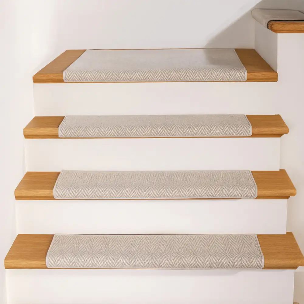 Herringbone Wear-Resistant Stair Protection Tape Free Carpet Stair Treads