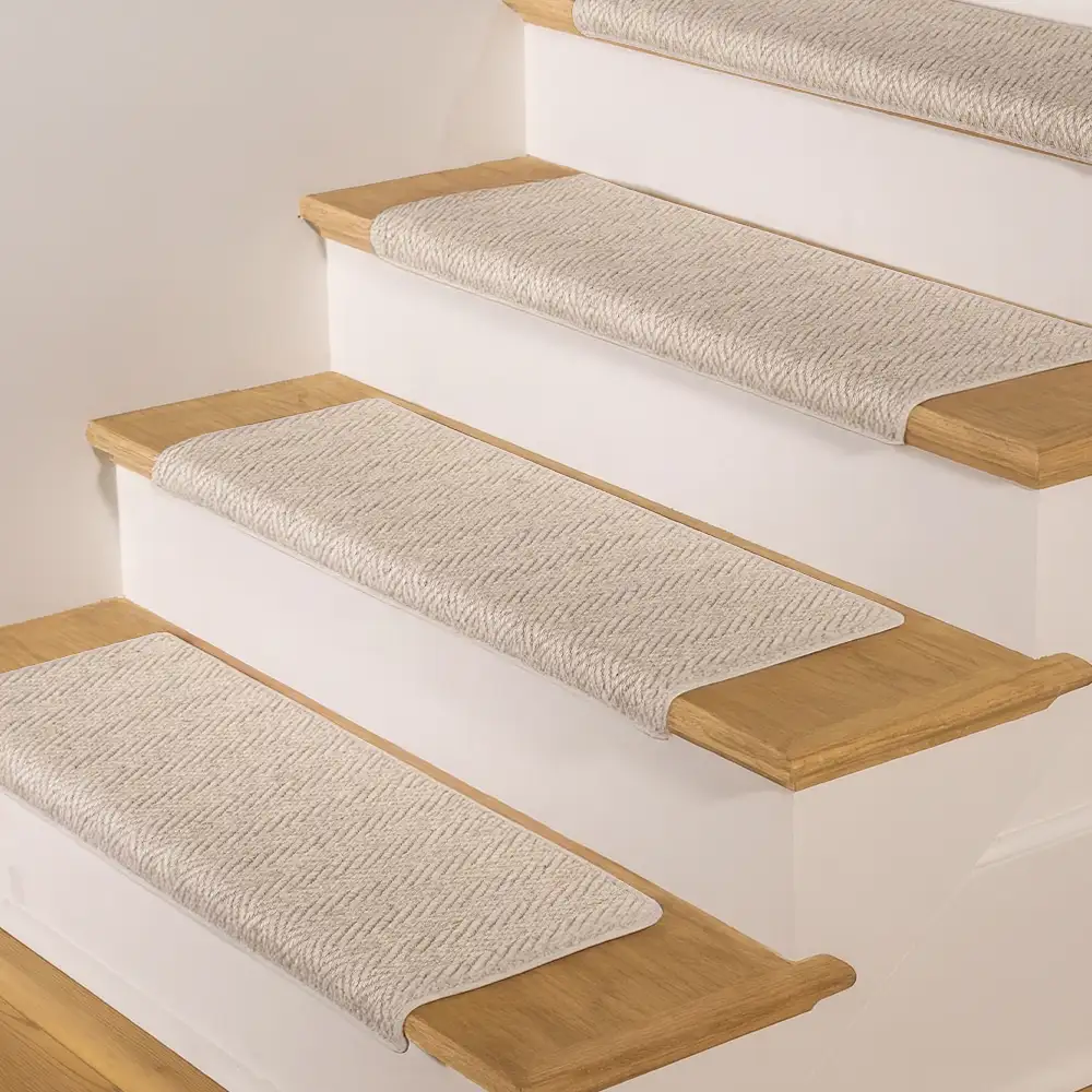 Herringbone Wear-Resistant Stair Protection Tape Free Carpet Stair Treads