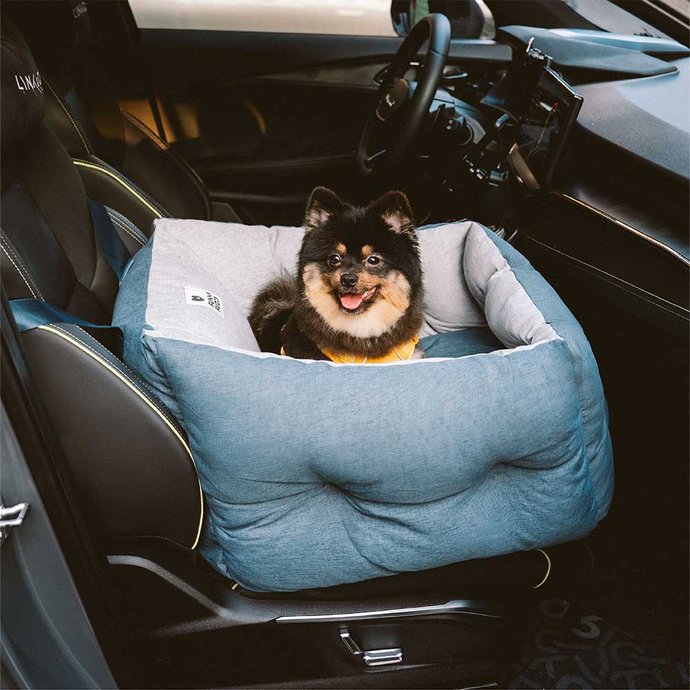 Travel Protection Booster Waterproof Elevated & Thickened Dog Car Seat Bed
