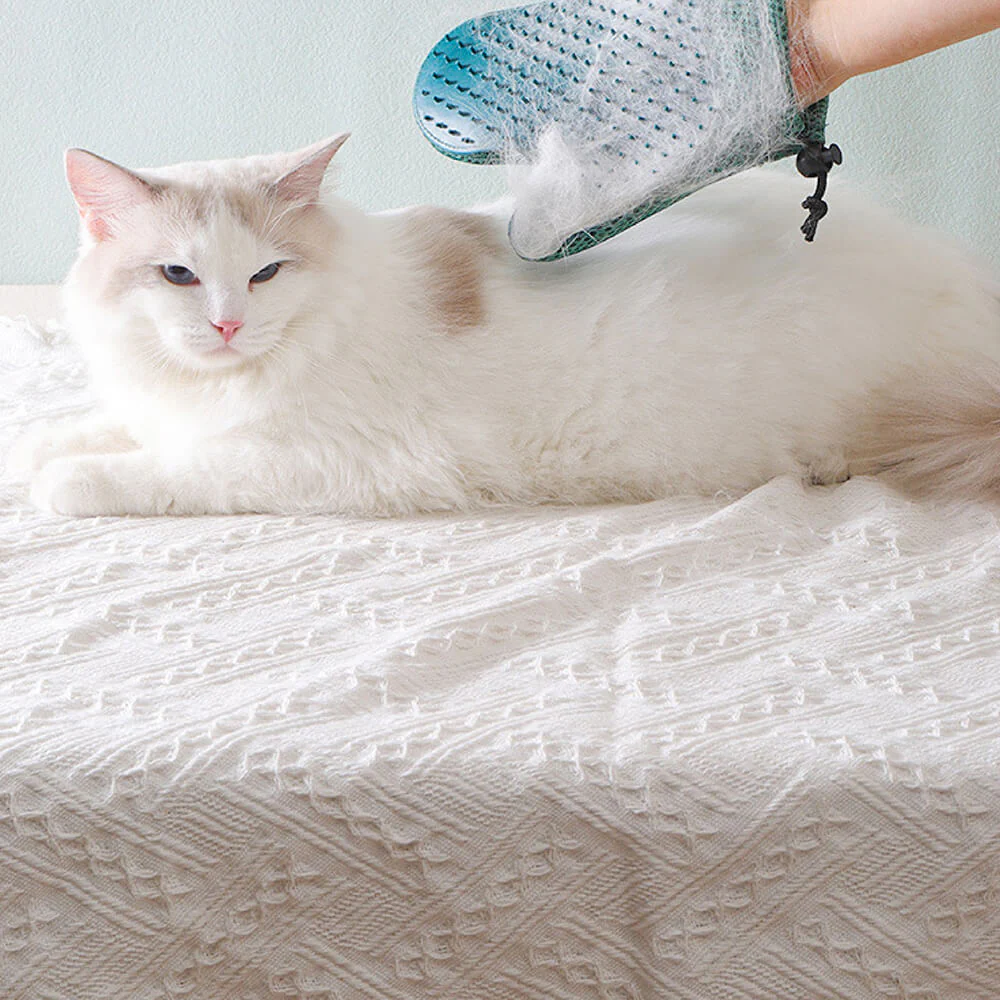 Pet Grooming Glove - Silicone Double Sides Pet Floating Brush