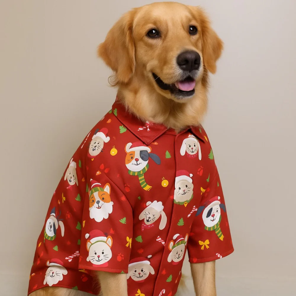 15 Furries Santa Paws Shirt for Dogs