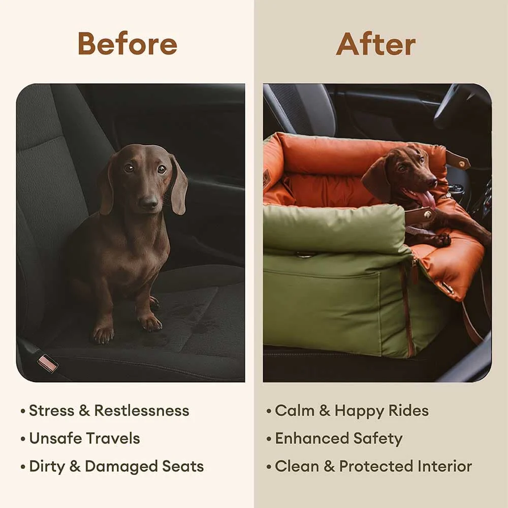 Urban Voyager Dog Car Booster Bed