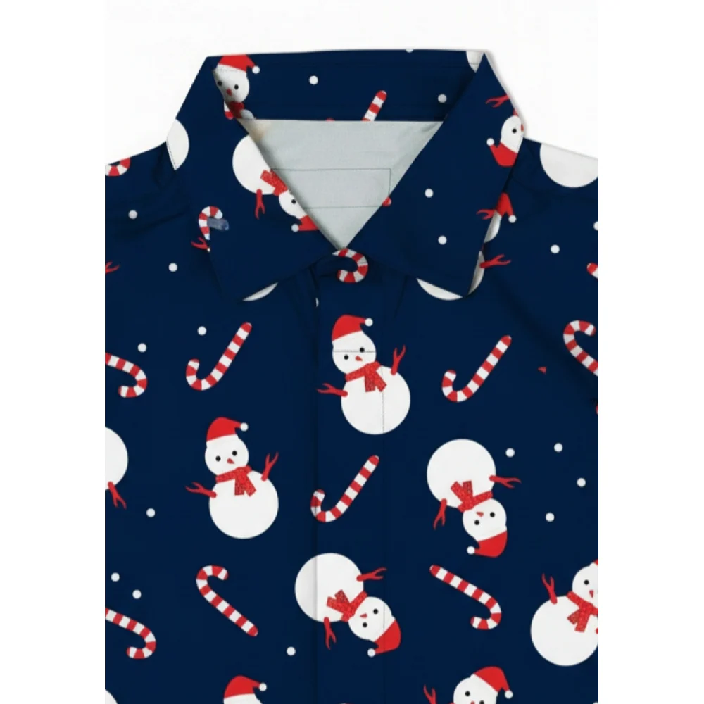 15 Furries Snowman Shirts for Cats(Dark Blue)