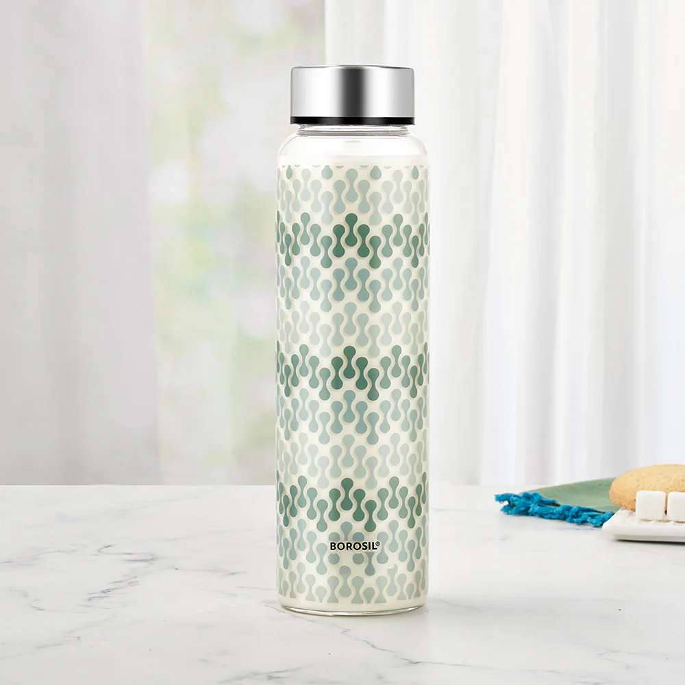 Crysto Wide Mouth Vista Glass Bottle