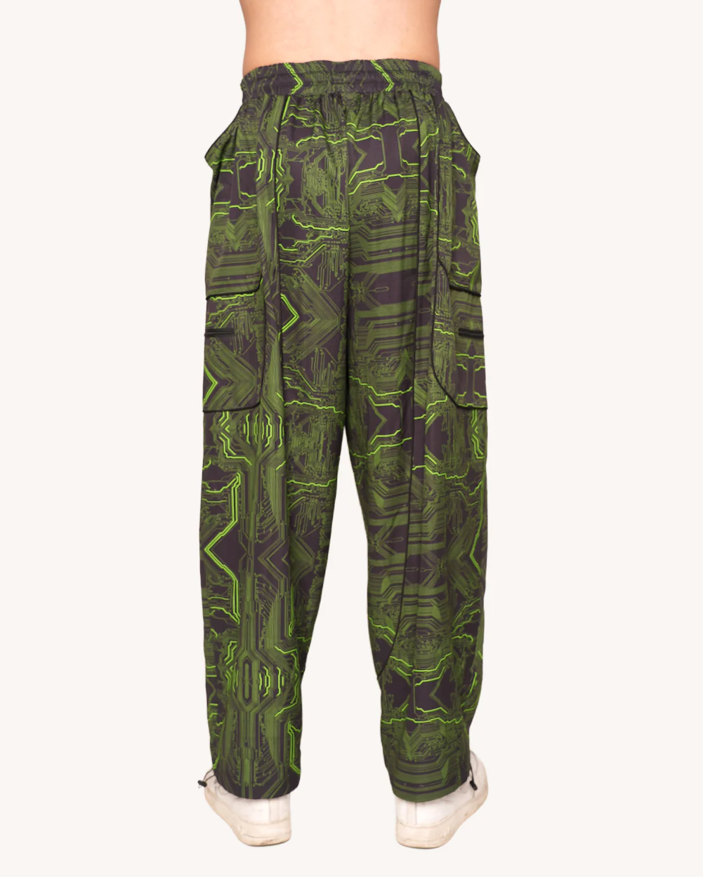 Cyber Matrix Harem Pants