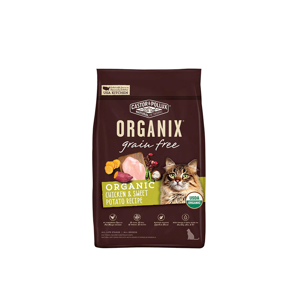 Castor & Pollux® Organix® Grain Free Organic Chicken & Sweet Potato Recipe Cat Food 10 Lbs