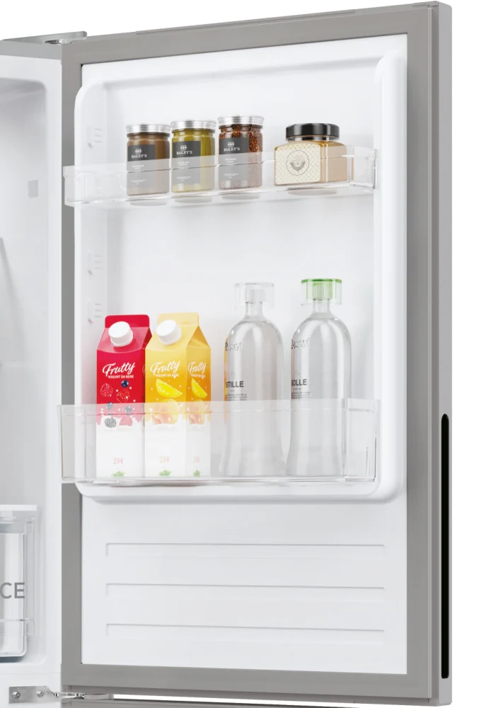 Hoover H-FRIDGE 300 252L Fridge Freezer Stainless Steel | HVT3CLECKIHS