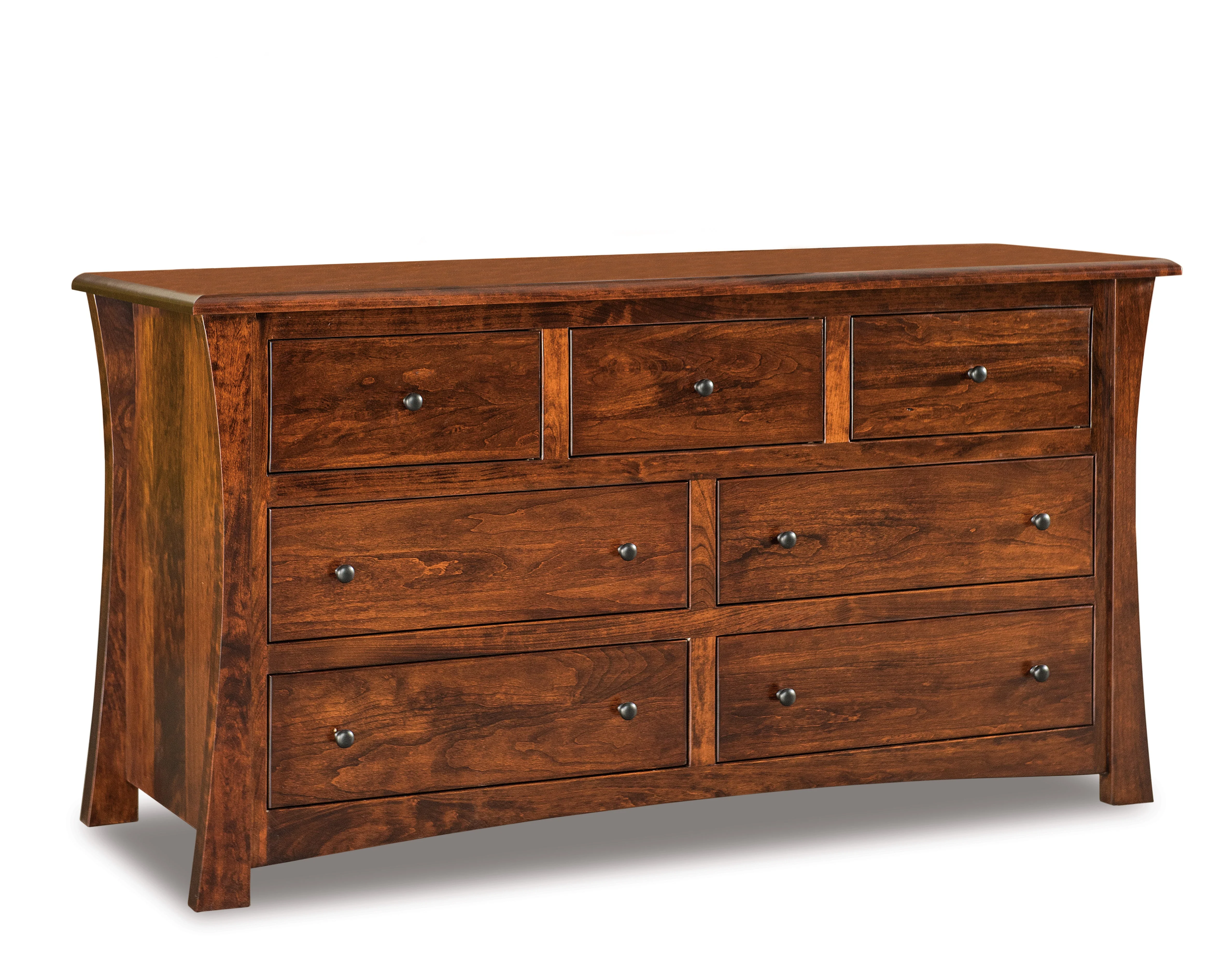 Amish Matison Seven Drawer Dresser