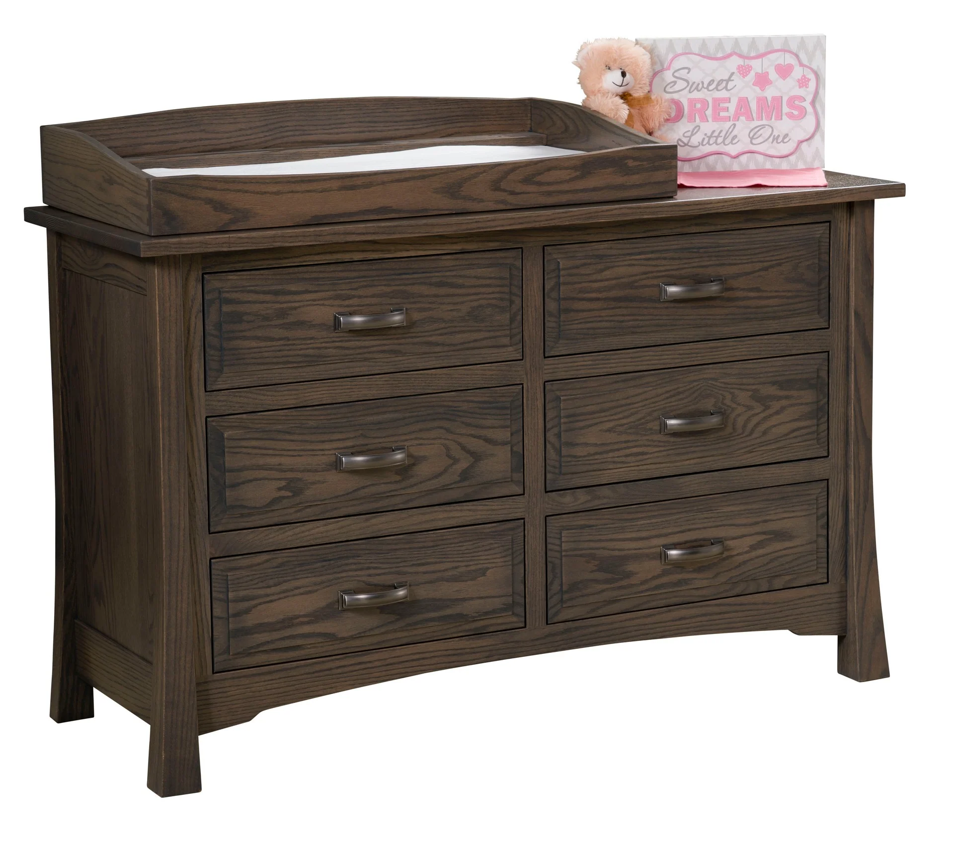 Amish Addison Six Drawer Dresser