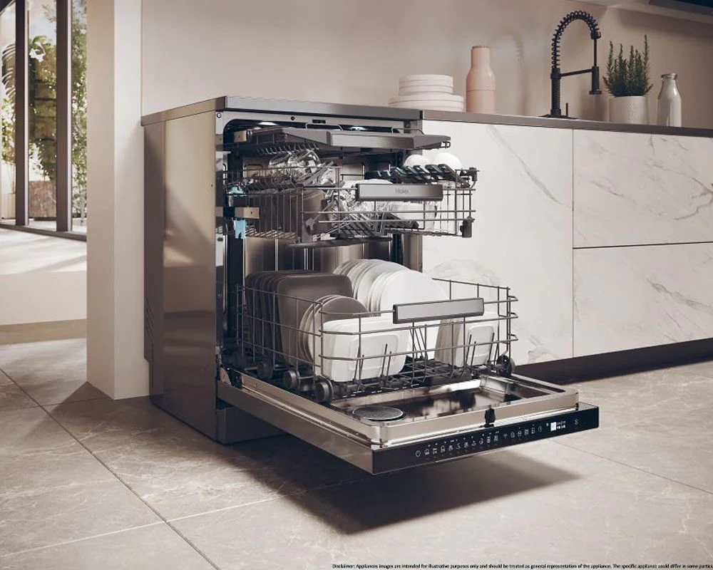 Haier I-Pro Shine Series 7 14 Place Dishwasher | Graphite | XF4A4M4PDA-80