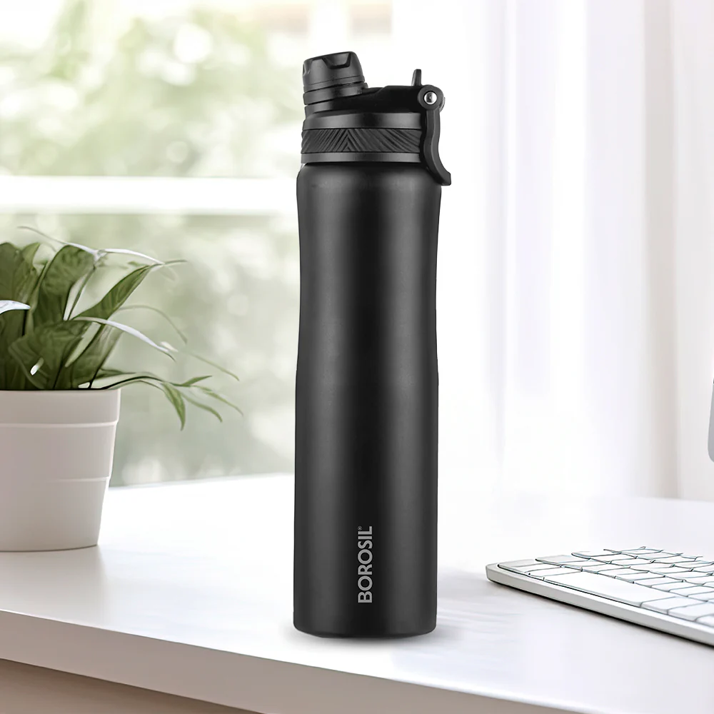 Duo Sport Insulated Stainless Steel Bottle, 800ml