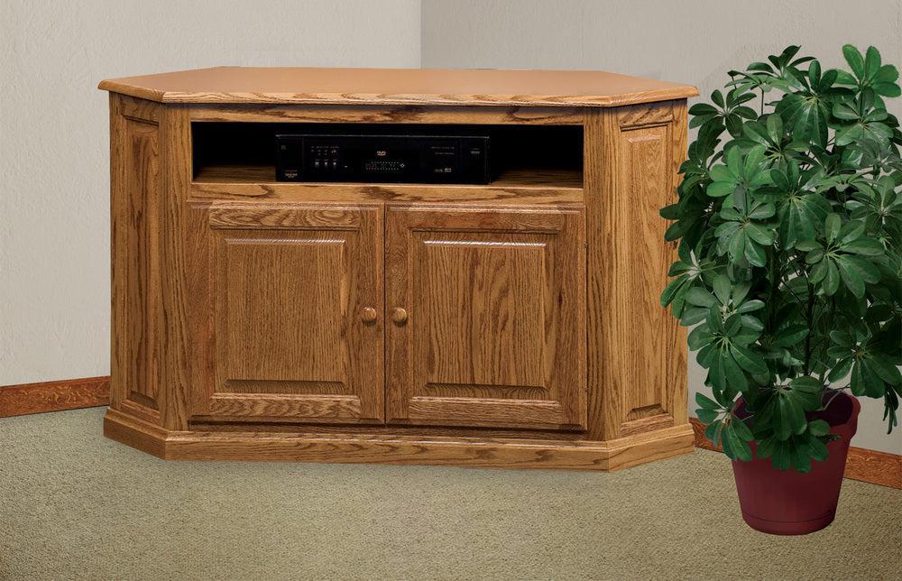 Amish Classic XL Two Doors Media Corner Console