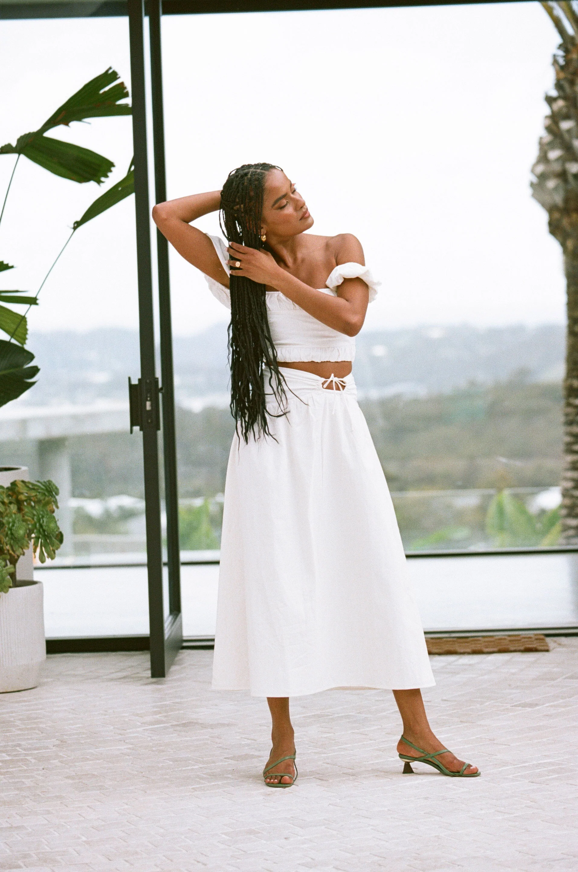 SAMPLE-Dahana Midi Skirt