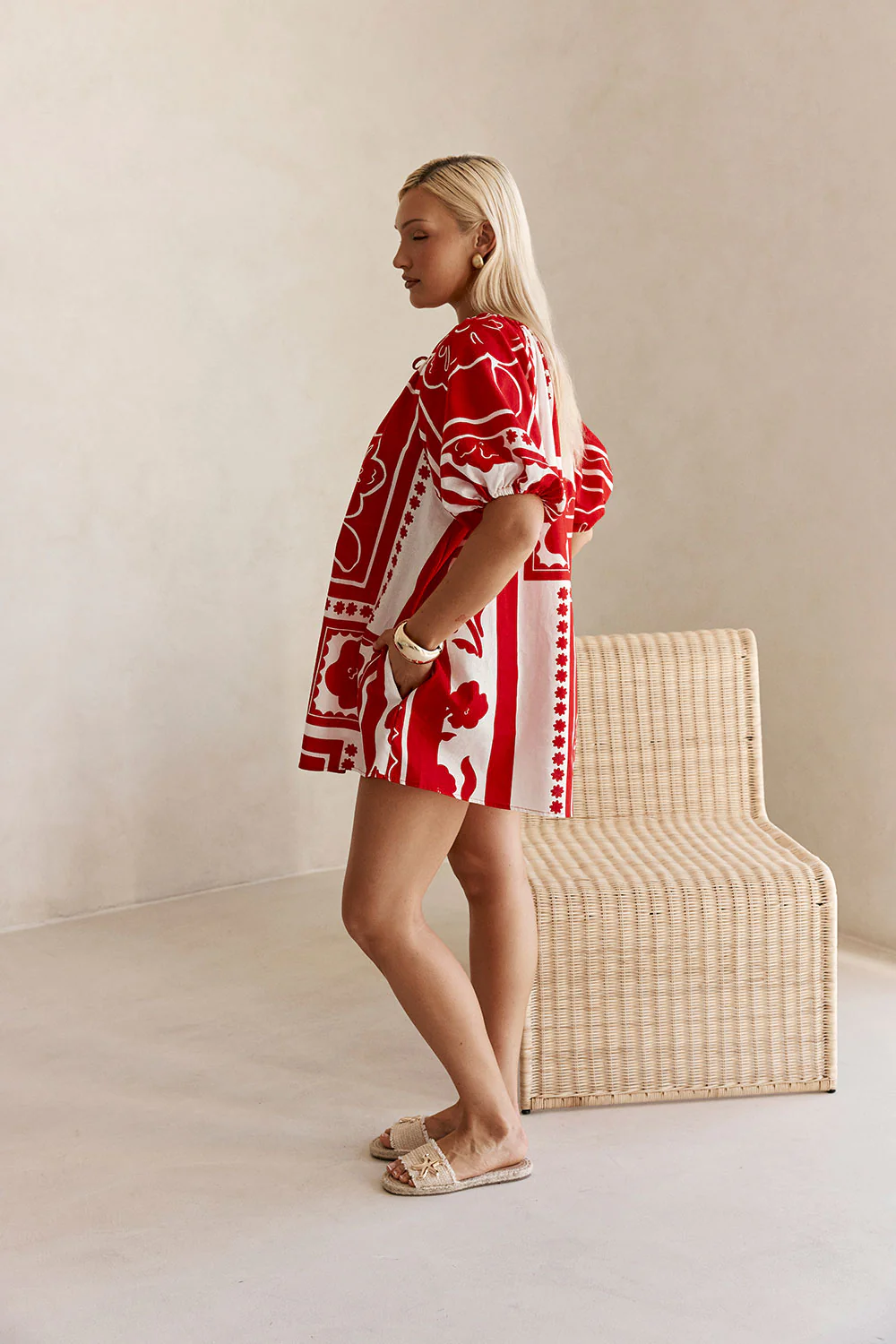 Kit Dress - Red Voyage