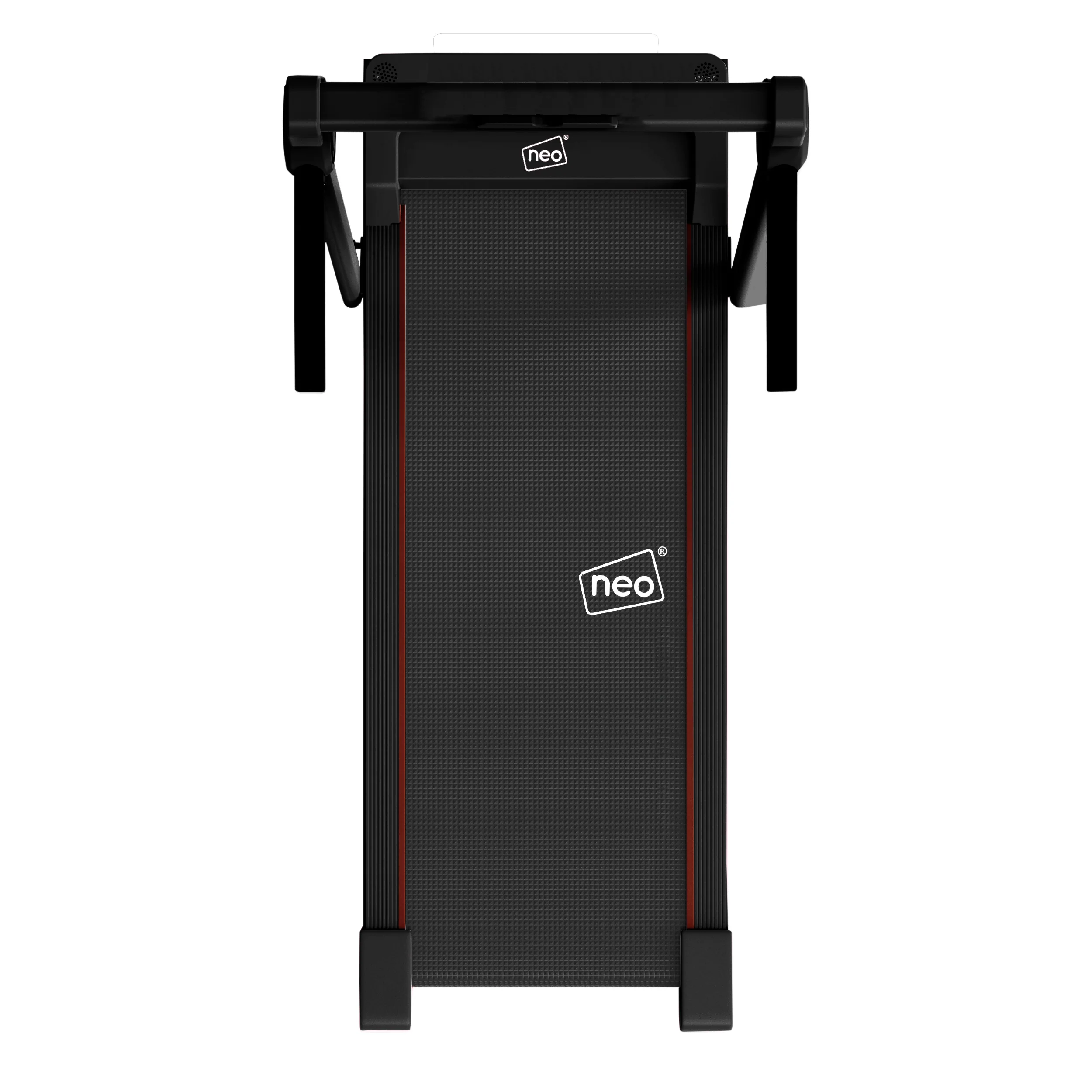 Neo Black Walking Pad Treadmill with Hand Rail