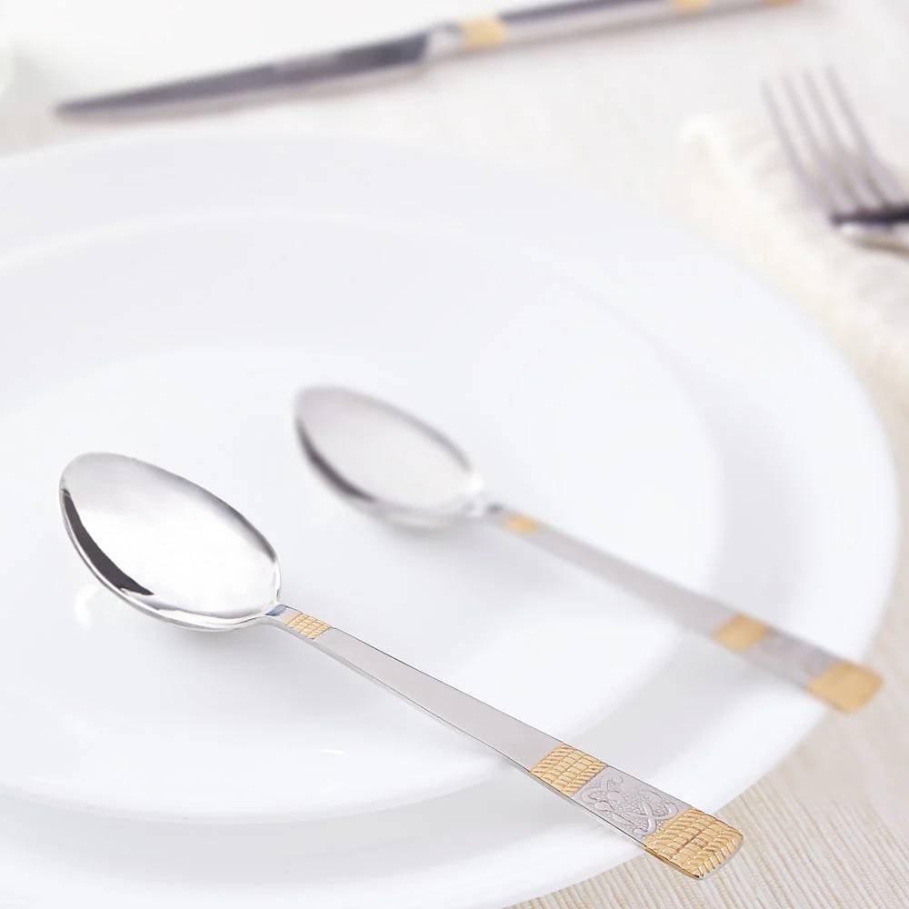 Borosil Venice Dessert Spoon, Set of 6-16.5 cm