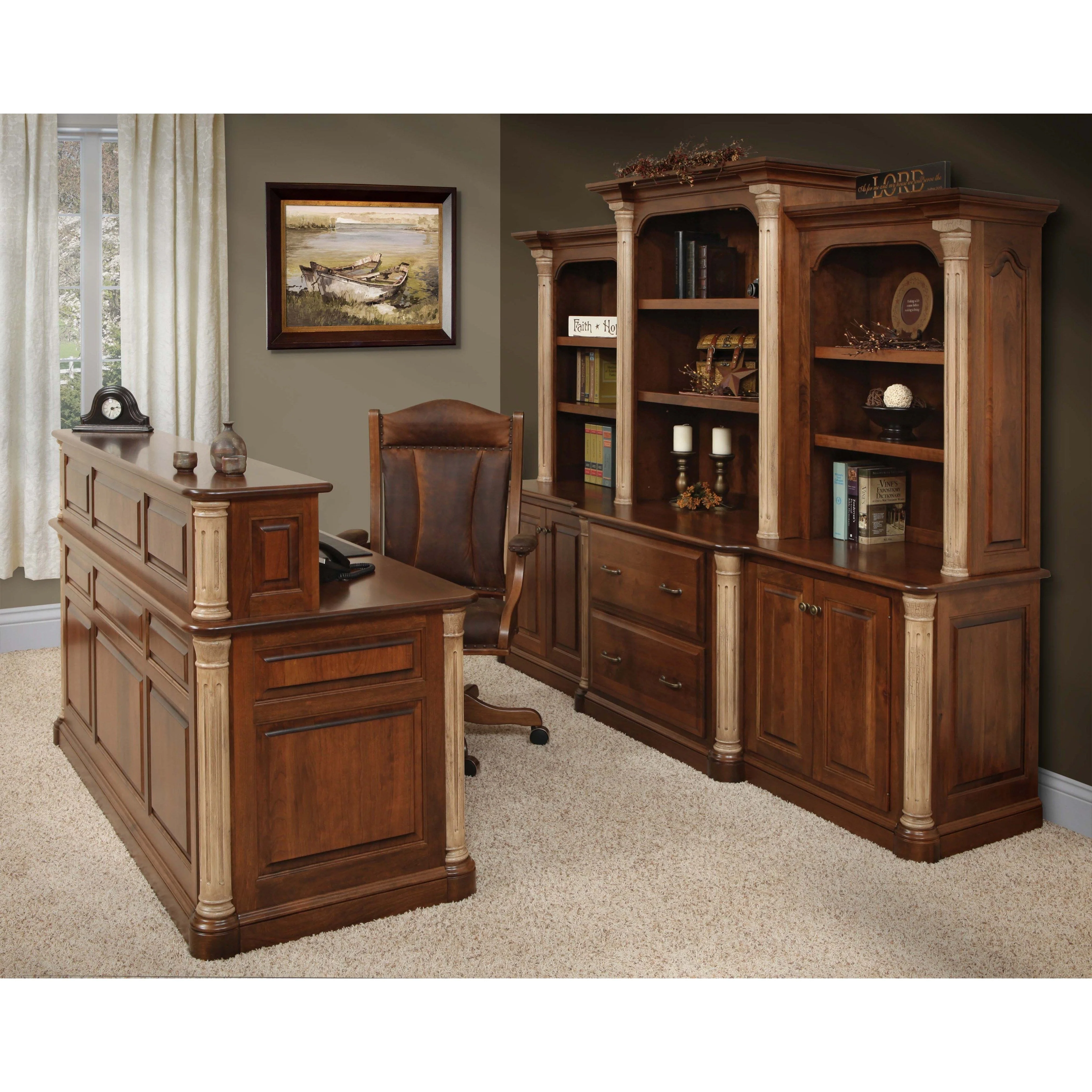 Amish Jefferson Executive Desk