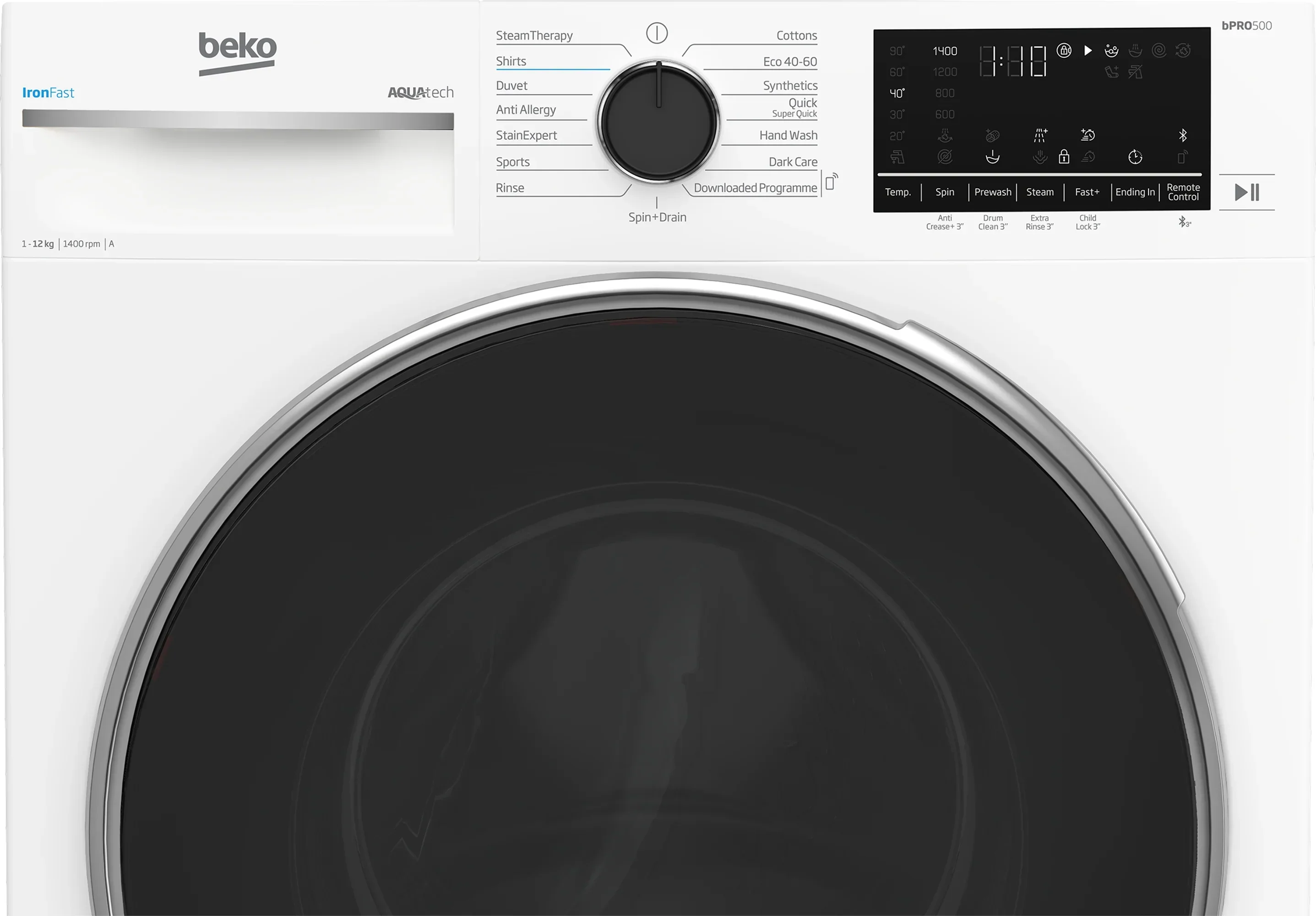 Beko 12kg 1400 Spin Washing Machine | B5W1241AW