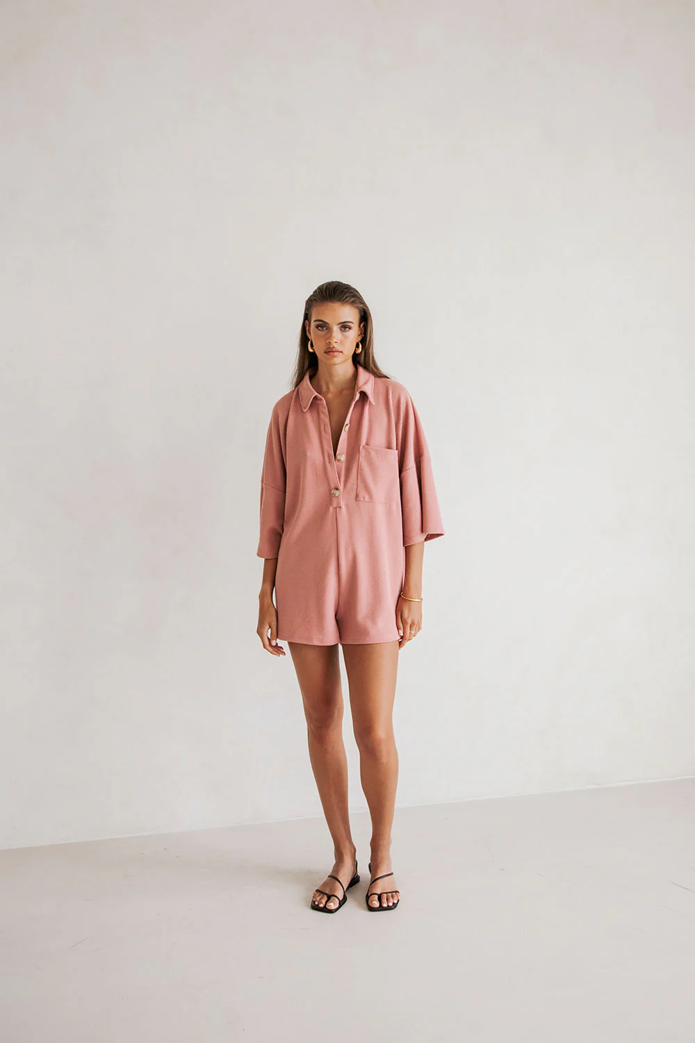 Milena Playsuit - Clay