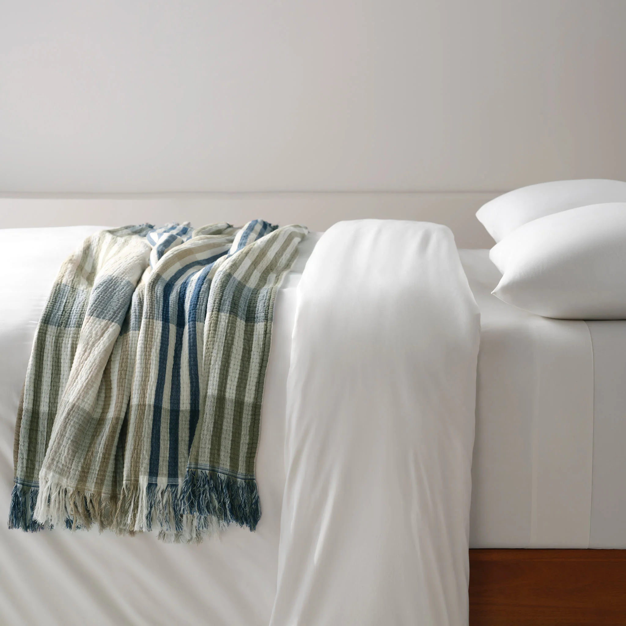 Bayside Windowpane Throw Blanket