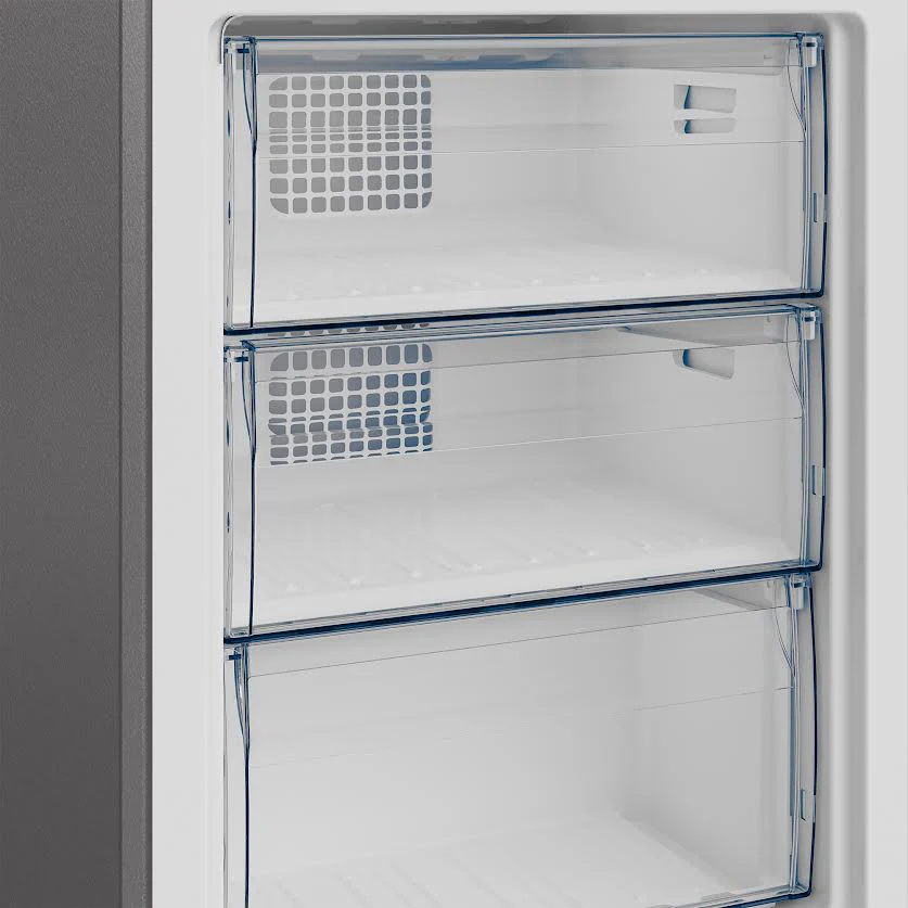 Defy 348L Fridge Freezer with Water Dispenser Metallic