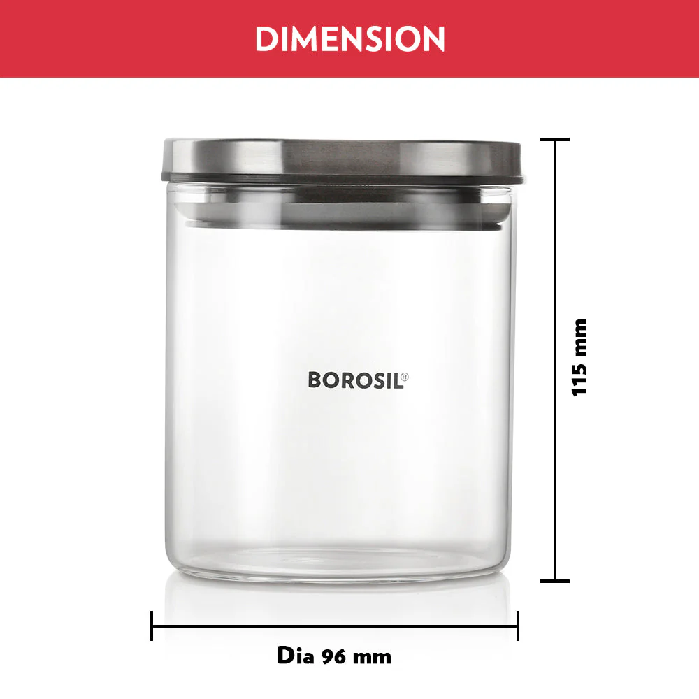 Classic Glass Jar Set with Wooden Tray