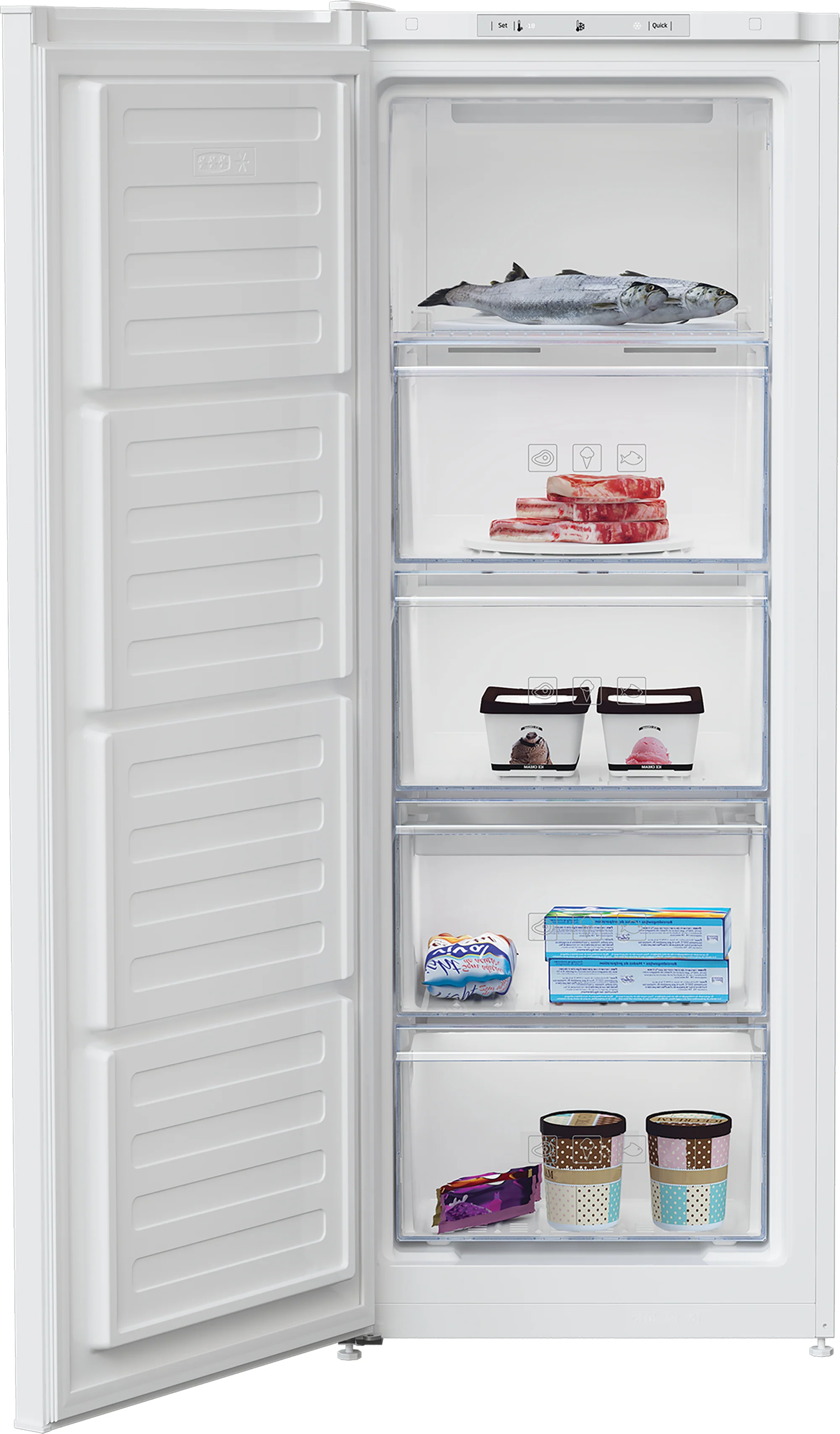 Beko Freestanding Frost Free Freezer 鈥?White | FFG4545W