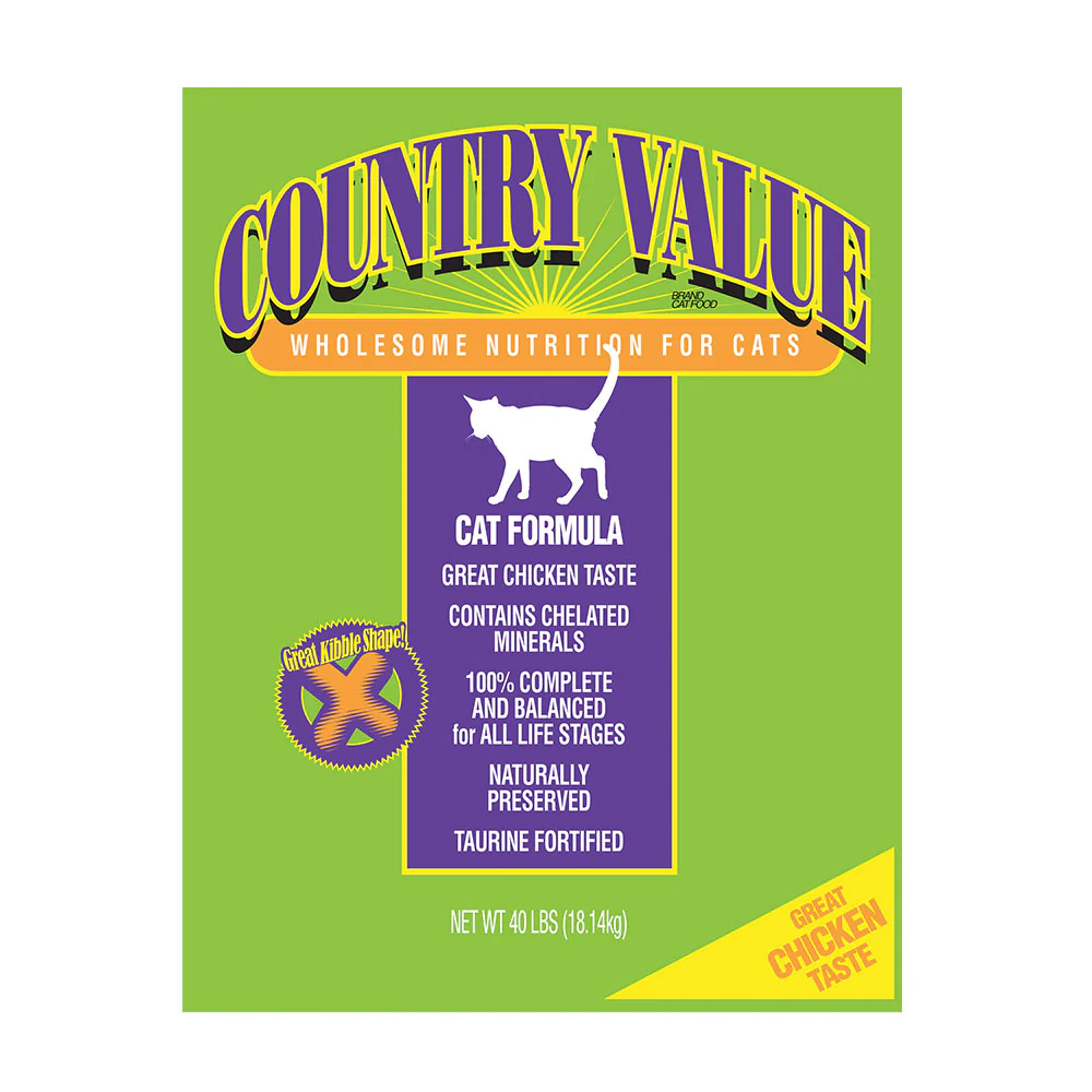 Country Value® Wholesome Nutrition Cat Food 40 Lbs