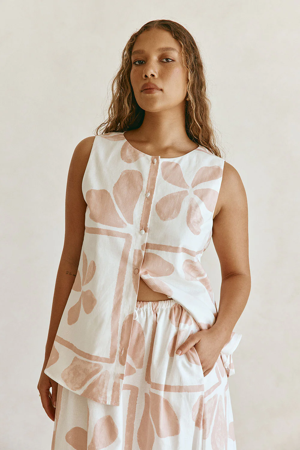 Riko Top - Petal Patch