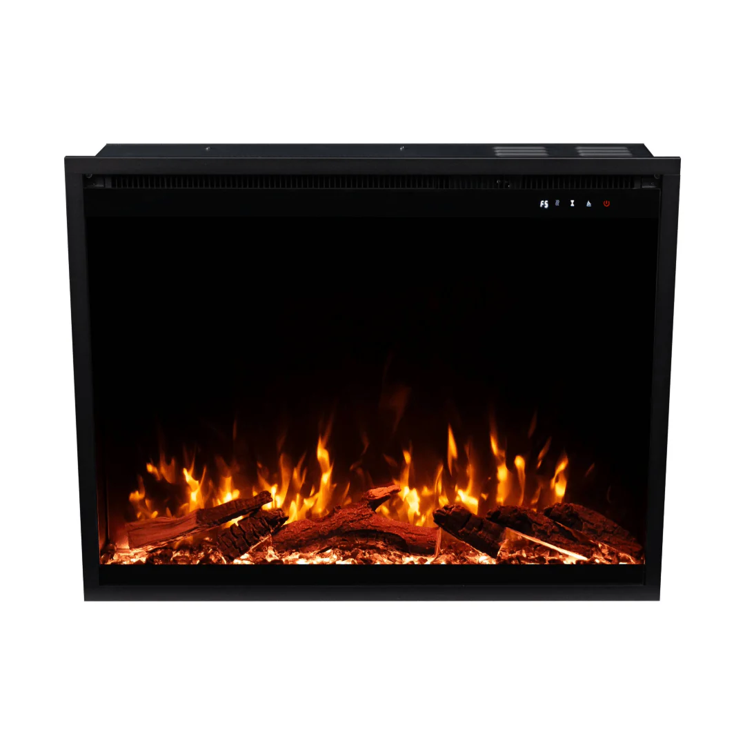 Fireplug™ Pro 33 inch Smart Electric Fireplace Insert with Fire Crackle Sound 80072