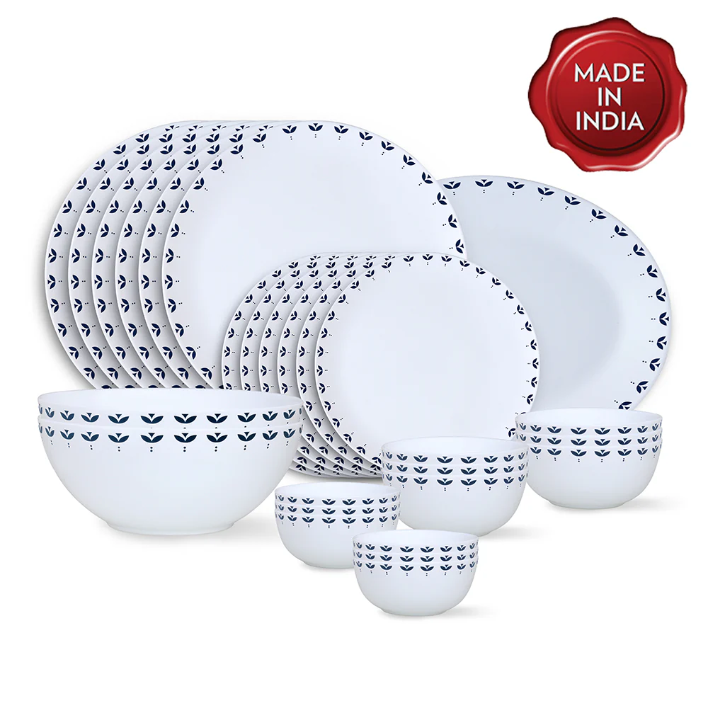 Larah by Borosil Fabula Dinner Set, 27 pc