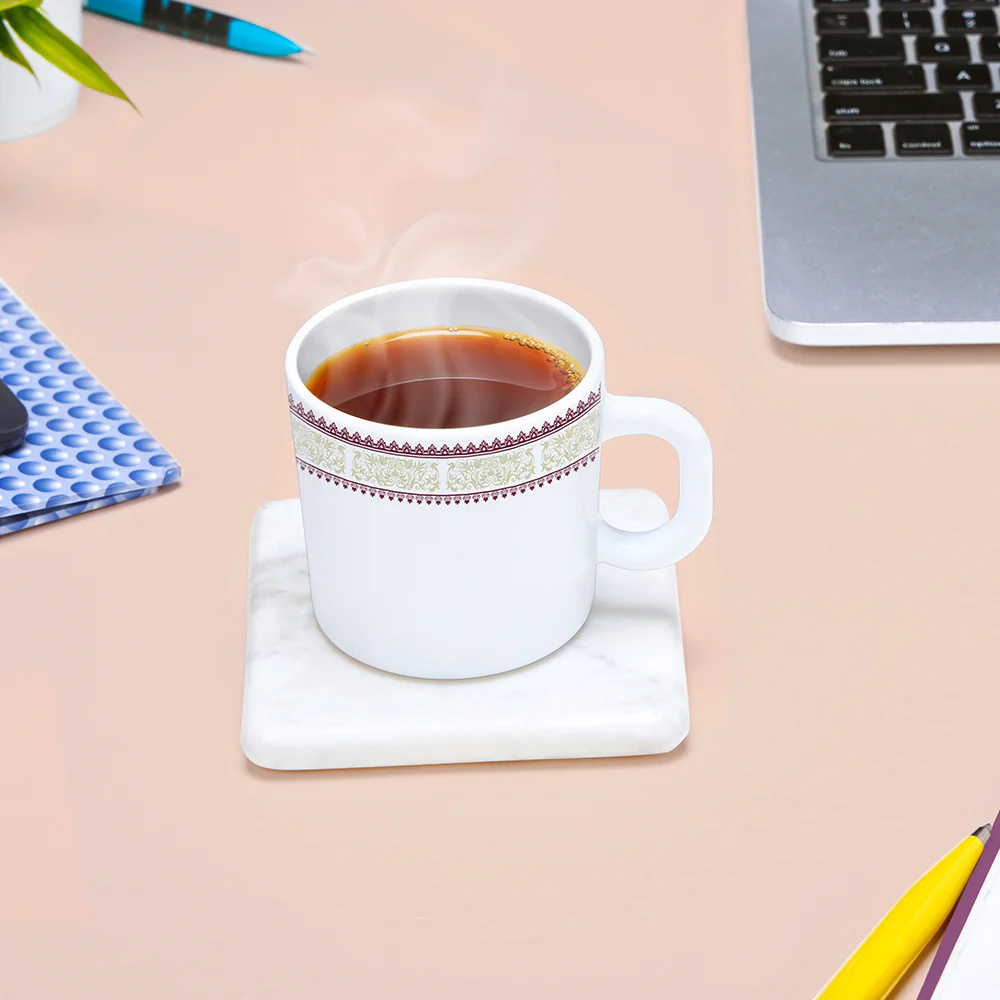 Larah by Borosil Elega Mug Set, 180ml x 6