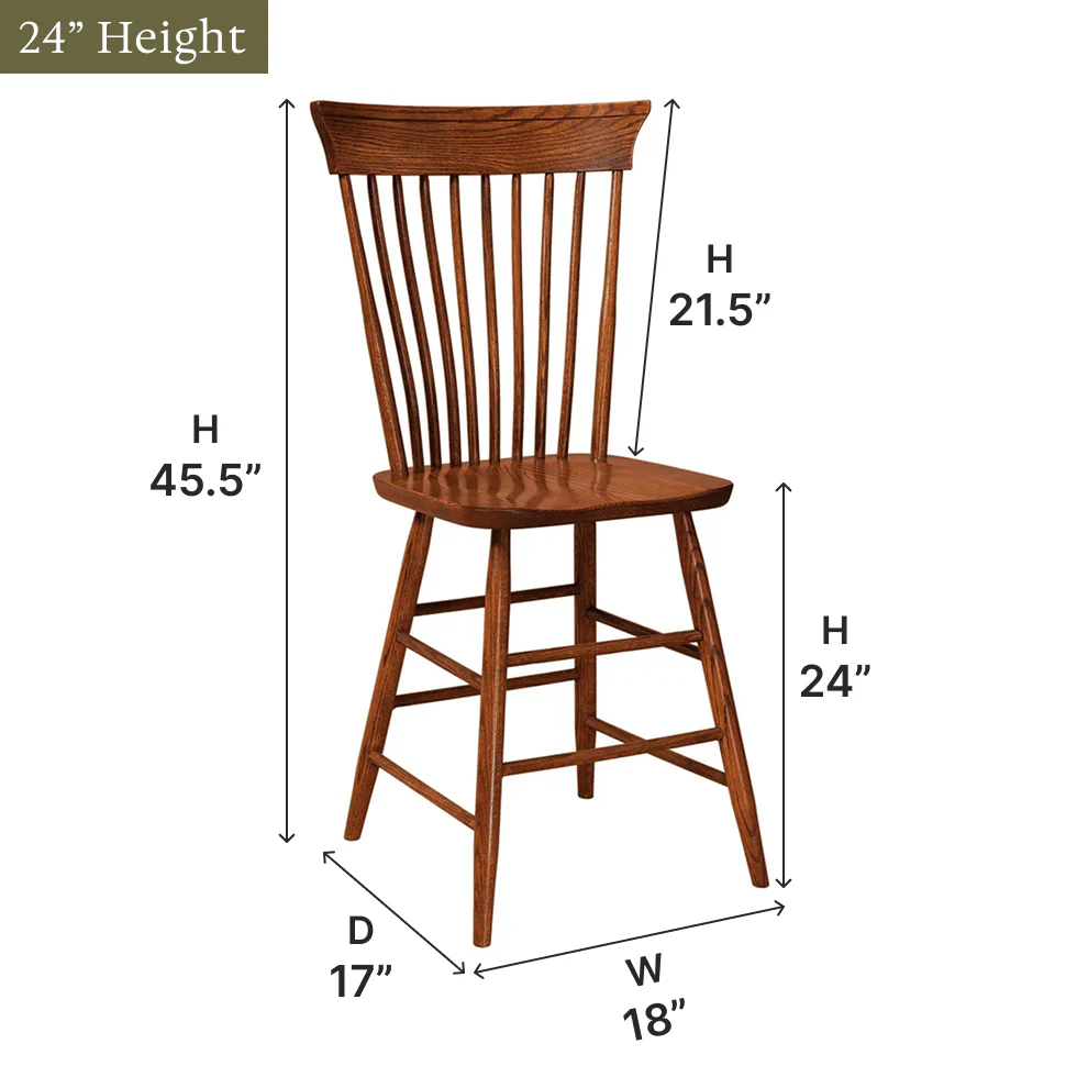Amish Concord Bar Chair