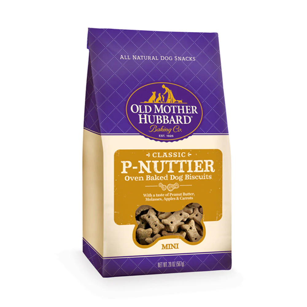 Old Mother Hubbard® Classic P-Nuttier® Oven-Baked Mini Dog Biscuits 20 Lbs