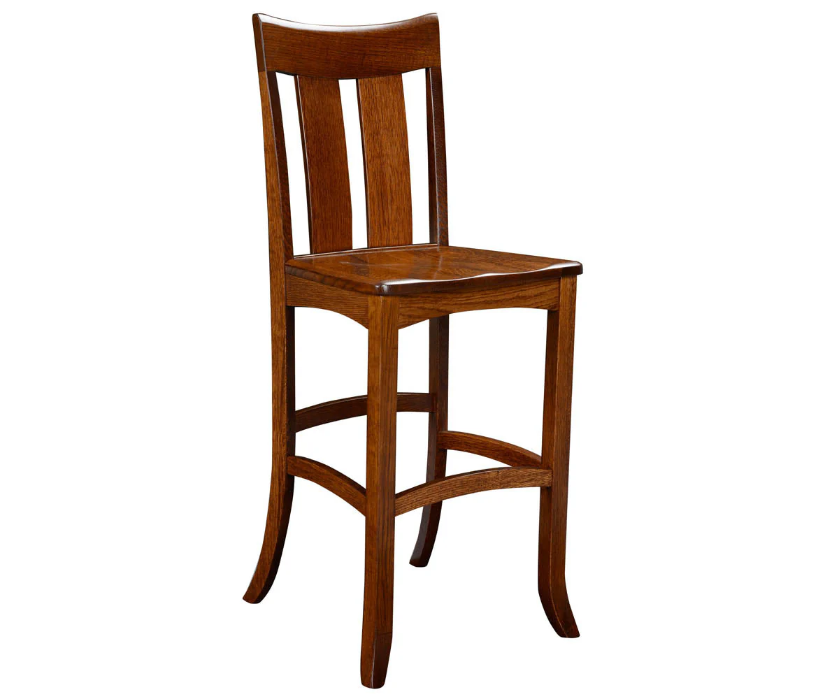 Amish Galveston Stationary Bar Chair