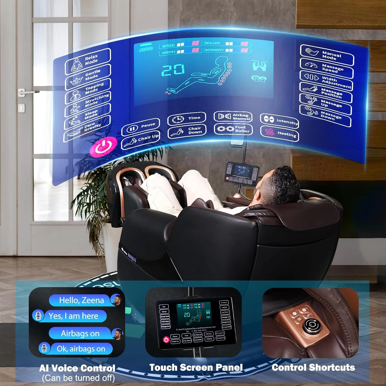 Full Body Massage Chair with Heat